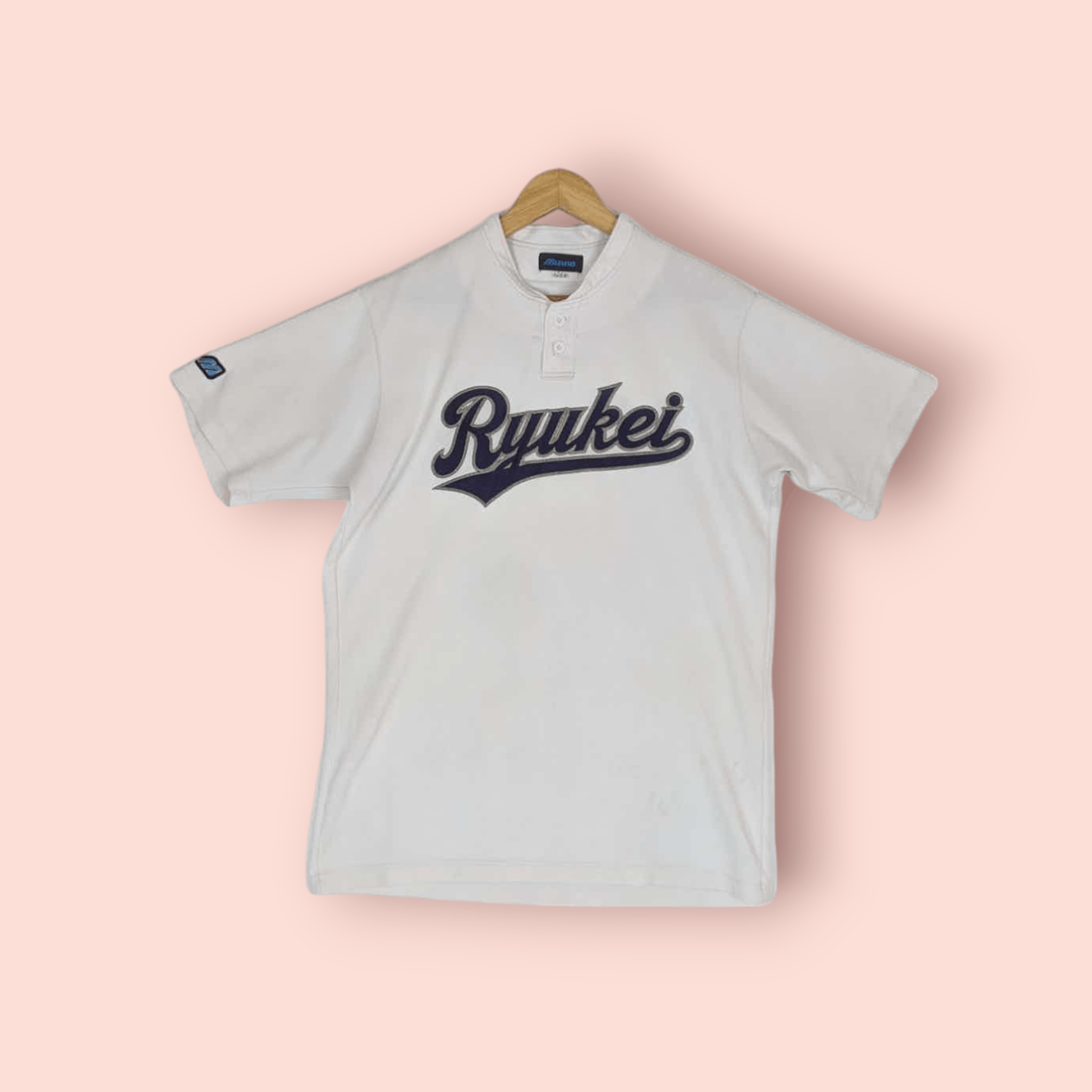 Mizuno Vintage 90's MIZUNO Ryukei University Baseball Jersey Size US L / EU 52-54 / 3 - 1 Thumbnail