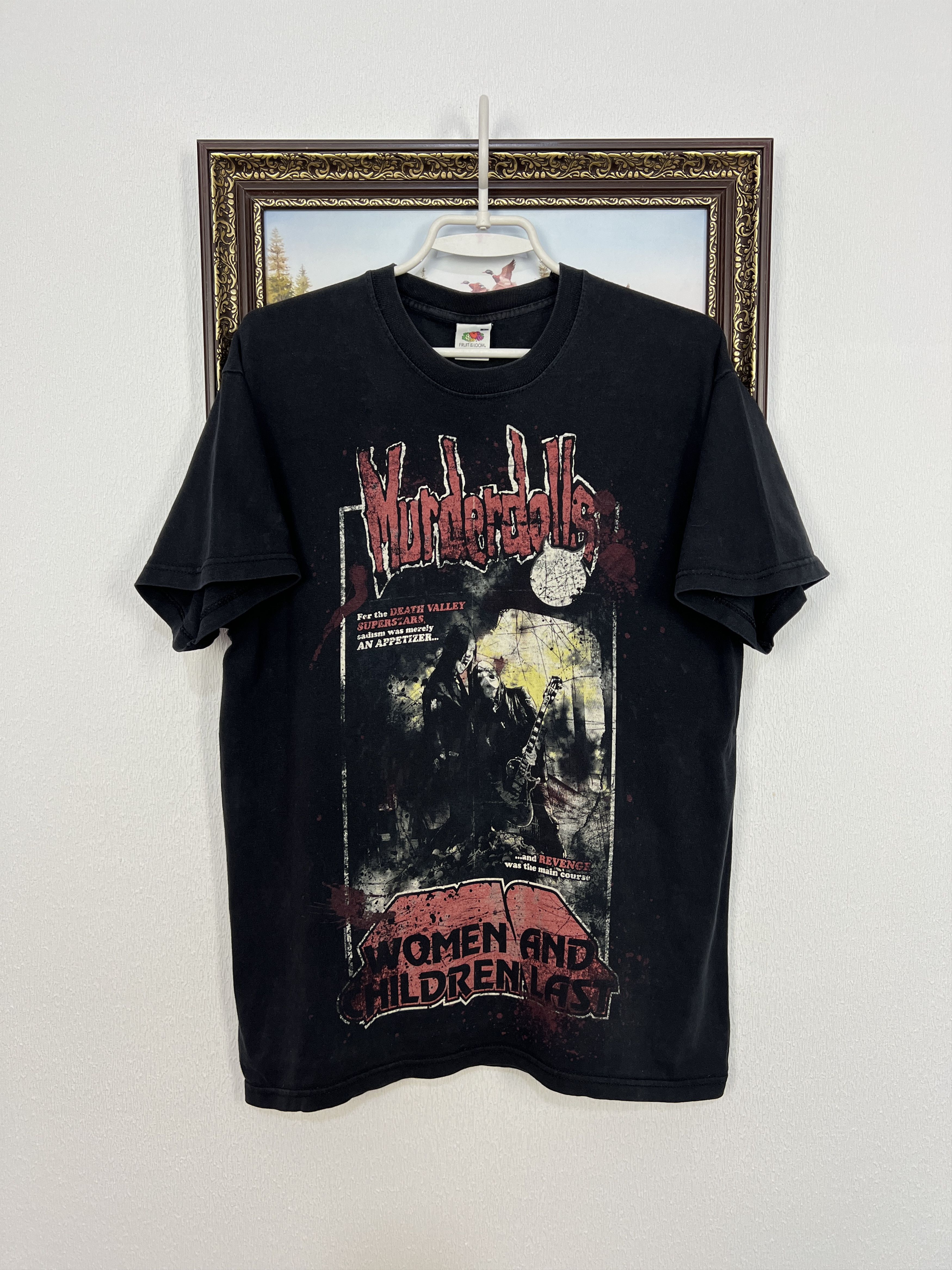 Vintage Vintage Murderdolls Band Shirt Over Print Black Tee Rare Size US M / EU 48-50 / 2 - 1 Thumbnail
