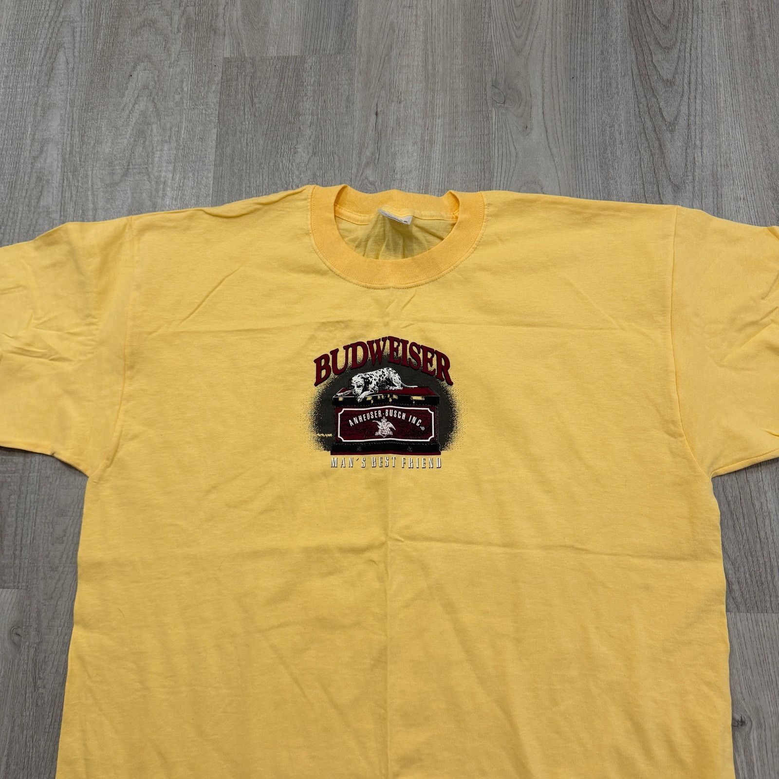 Vintage Vintage Budweiser Mans Best Friend Shirt Men's Extra Large Size US XL / EU 56 / 4 - 2 Thumbnail