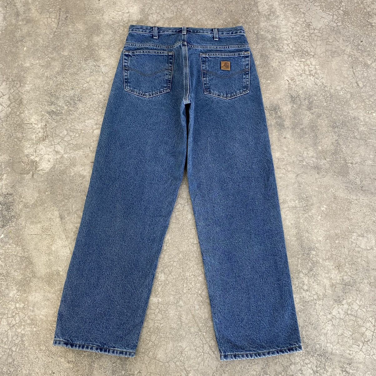 Carhartt Vintage Carhartt Blanket Lined Relaxed Fit Denim Jeans Size US 31 - 14 Thumbnail