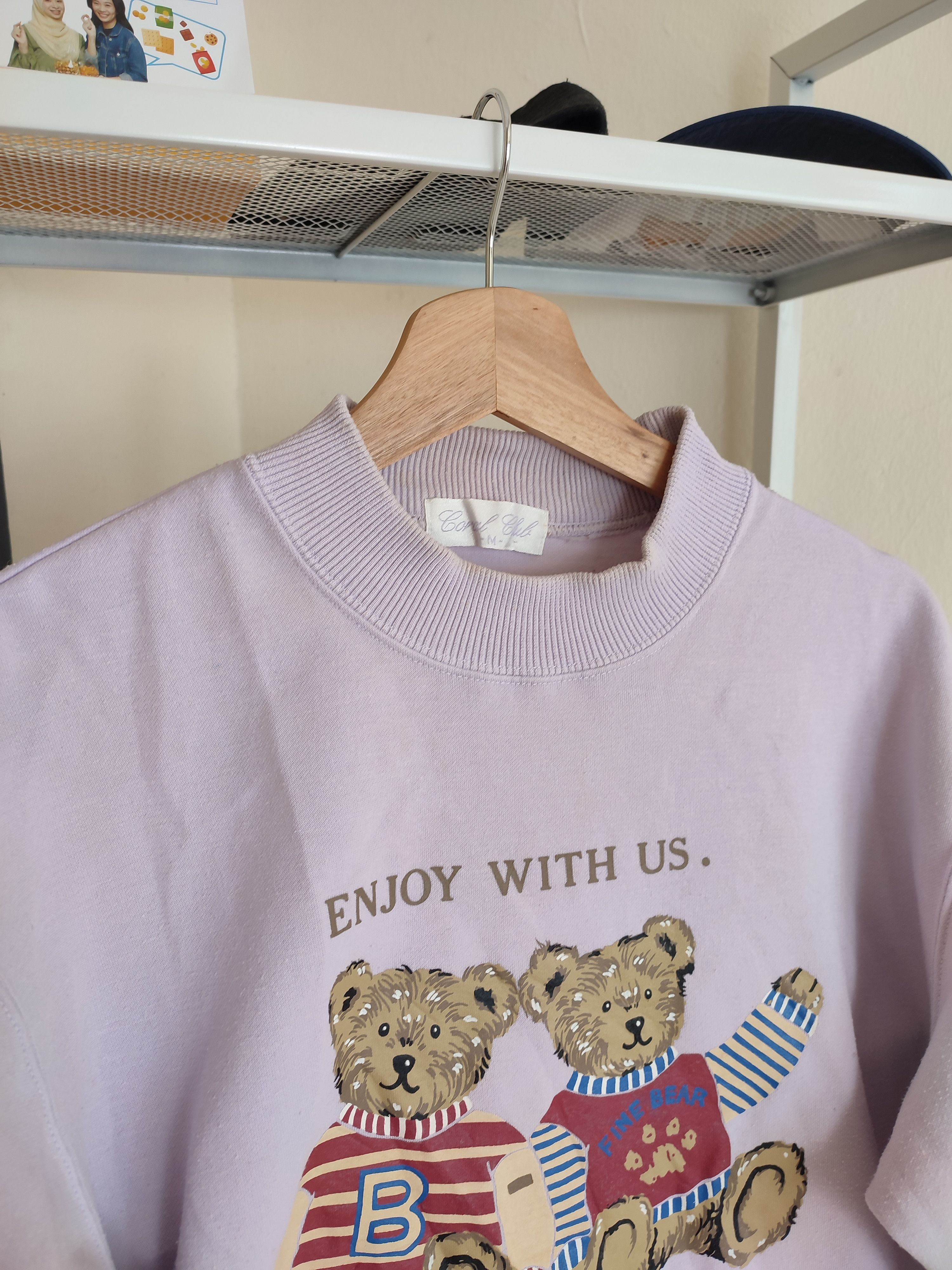 Vintage Vintage Fine Bear Were Naughty Bear Sweatshirts Size M / US 6-8 / IT 42-44 - 2 Thumbnail
