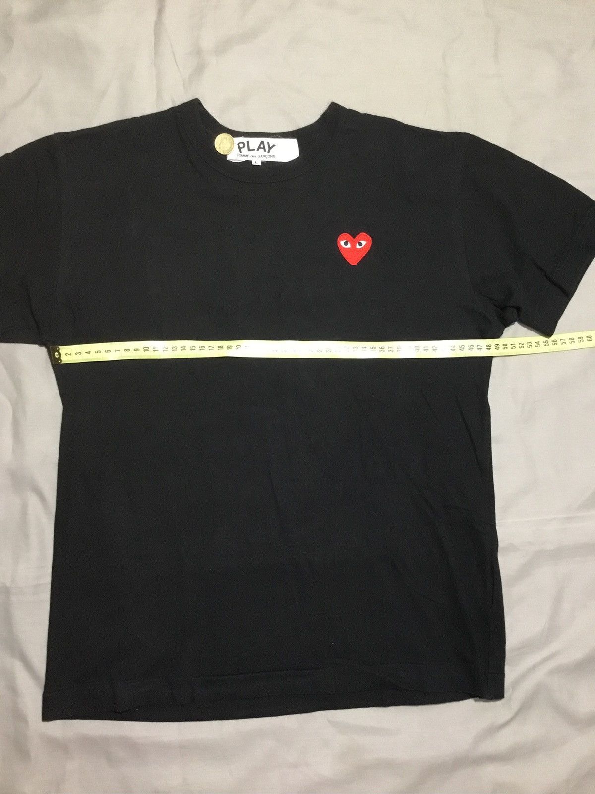 Other Comme des Garçons Play T-Shirt with Red Heart Logo Size US L / EU 52-54 / 3 - 3 Thumbnail