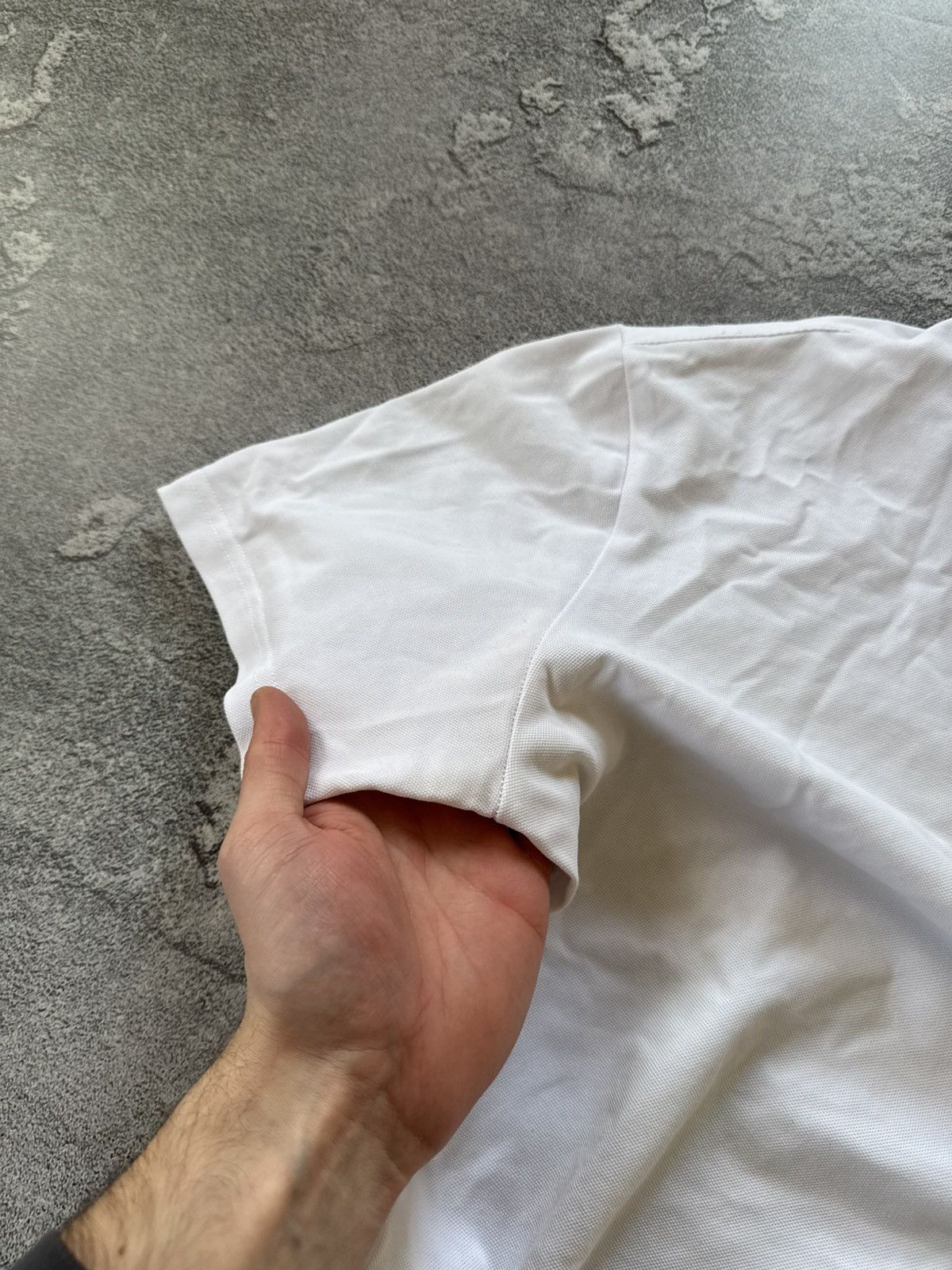 Burberry × Designer Burberry L white polo tee T-shirt old money Size US L / EU 52-54 / 3 - 15 Thumbnail