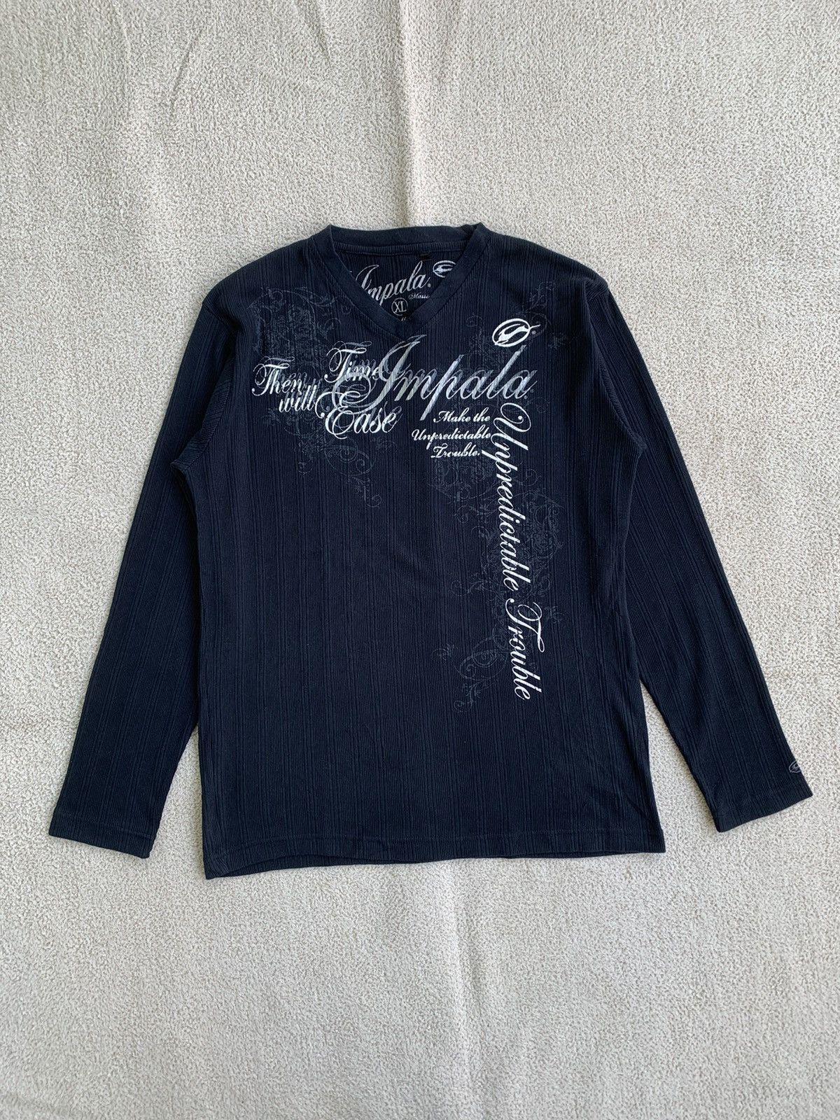 Beauty Beast × If Six Was Nine × Japanese Brand Impala Poem Longsleeve Y2k style Size US XL / EU 56 / 4 - 1 Thumbnail