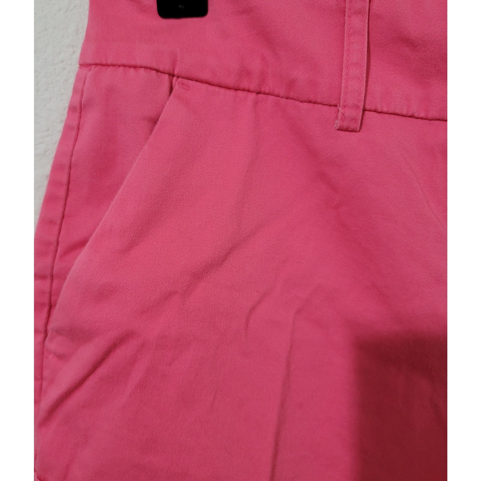 Other New York & Co. Pink Chino Women's Short 6 Flat Front Stretch Size 28" / US 6 / IT 42 - 2 Thumbnail