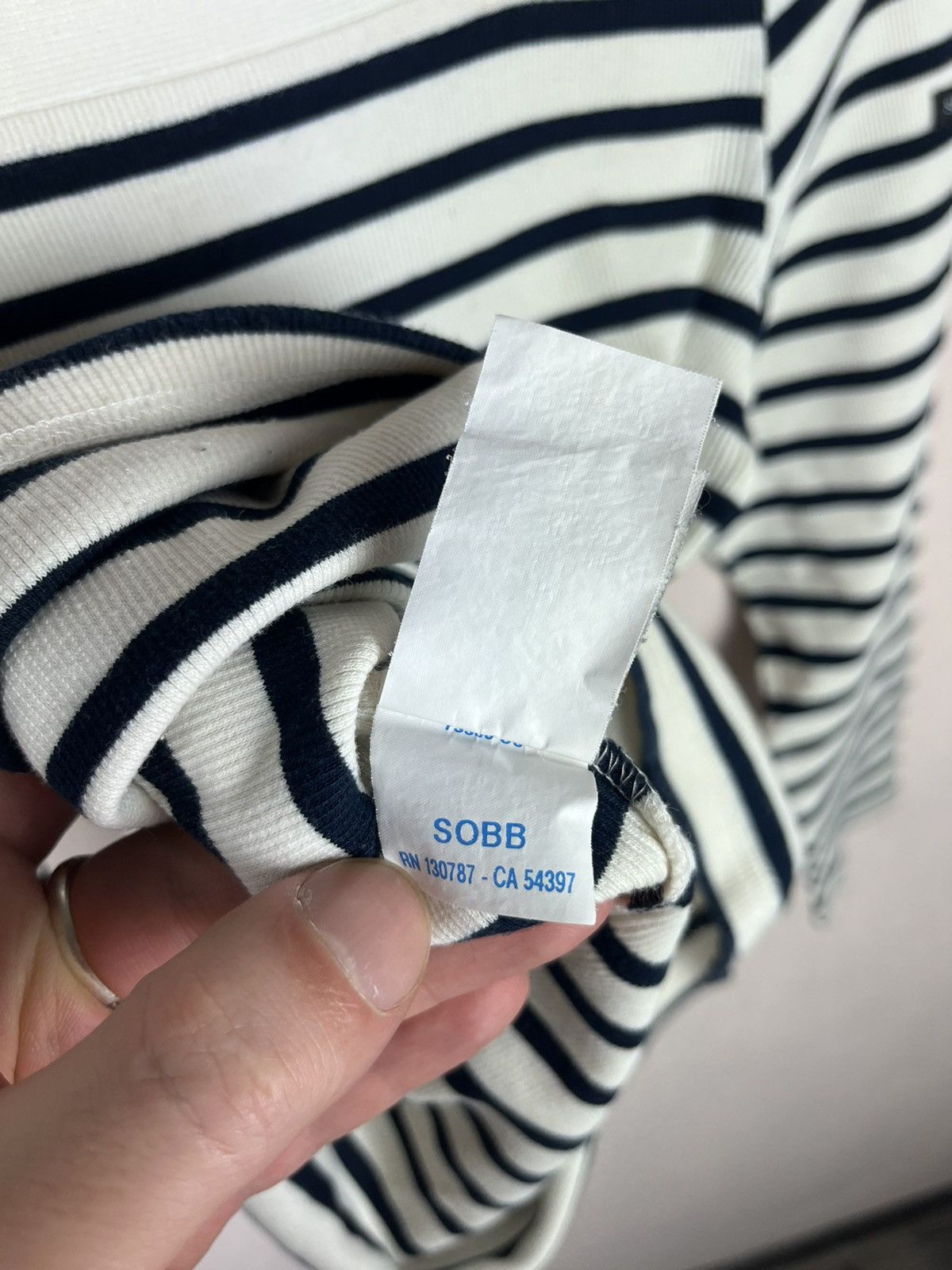 Saint James Saint James Striped Long Sleeve Jean Paul Vibe Kurt Cobain 6 Size M / US 6-8 / IT 42-44 - 8 Thumbnail