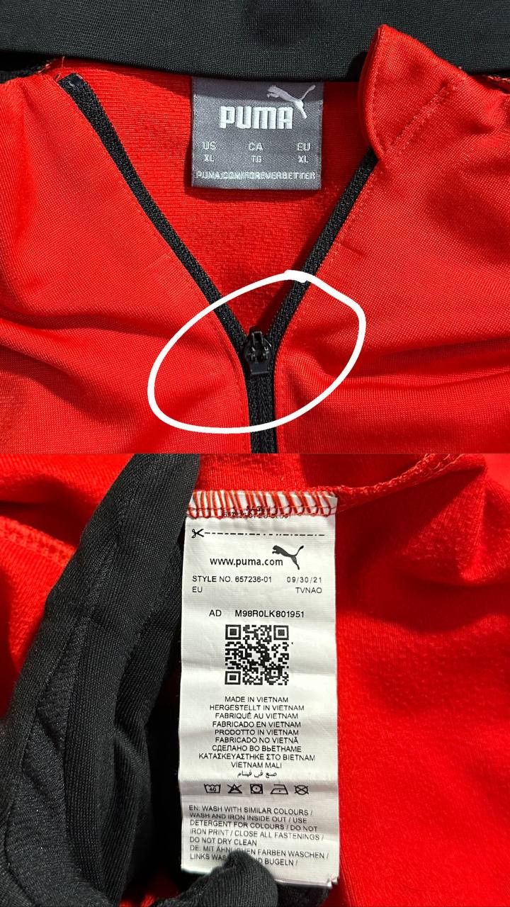 Puma Rotherham United fc football Puma shirt jersey longs leeve Size US XL / EU 56 / 4 - 8 Thumbnail