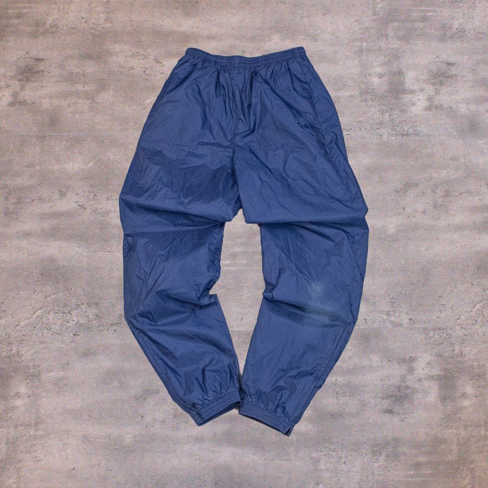 Nike Vintage 90's Nike Tonal Baggy Relax Fit Navy Sweatpant's Size US 30 / EU 46 - 1 Thumbnail