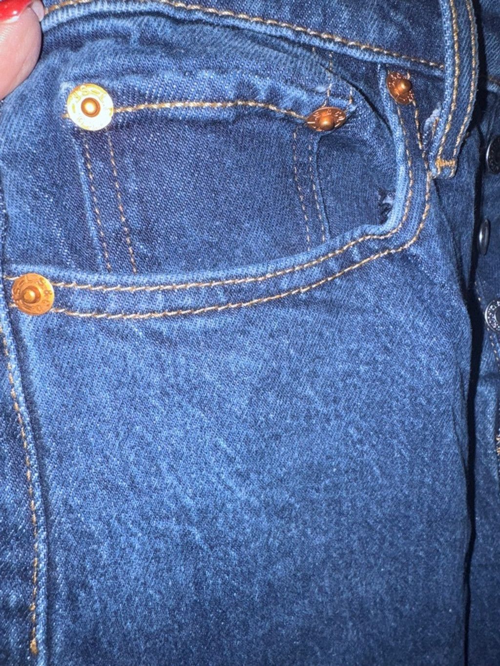 Levi's Levi's Premium Wedgie Straight Jeans XS Size 24" / US 00 / IT 34 - 10 Thumbnail