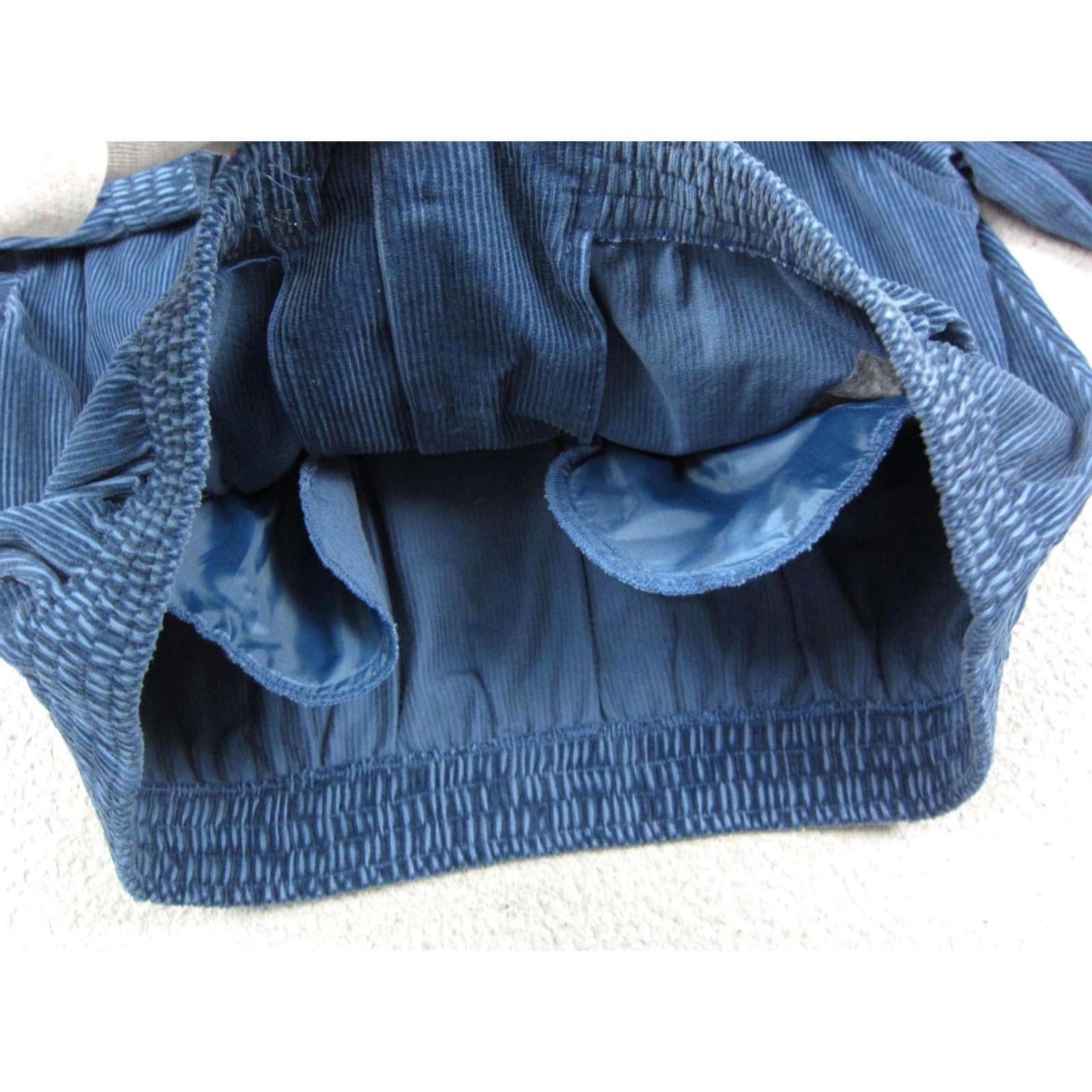 Vintage VINTAGE Alfred Dunner Jacket Womens 12 Blue Corduroy Cotton 80s 90s Trucker Jacket Women Blue Corduroy 80s 90s City Classic Mens Womens Boys Girls Size XL / US 12-14 / IT 48-50 - 4 Thumbnail