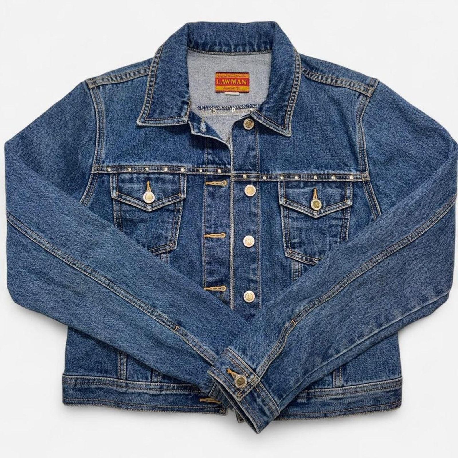 Other Vintage 90s lawman denim jacket Size S / US 4 / IT 40 - 1 Thumbnail