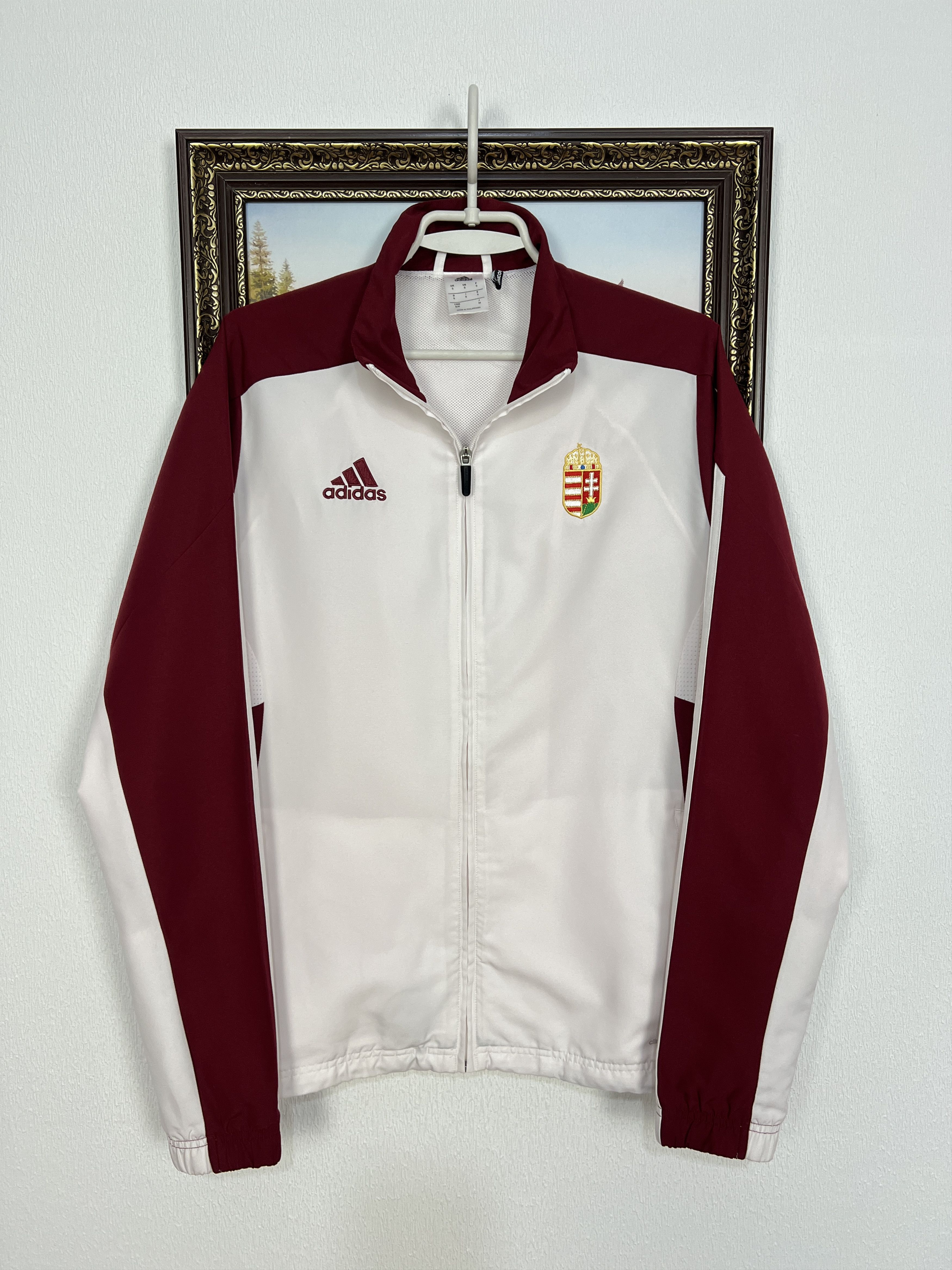 Adidas Hungary Football Set Soccer Track Suit Jacket Pants National Size US S / EU 44-46 / 1 - 2 Thumbnail