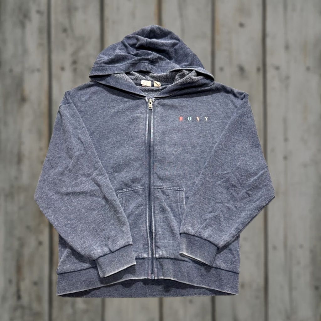 Vintage VTG Roxy Fullzip jacket Womens S Navy Blue Y2K Surfer Grunge Womens Jacket S Navy Blue VTG Roxy Fullzip Surfer Grunge Y2K Size S / US 4 / IT 40 - 1 Thumbnail