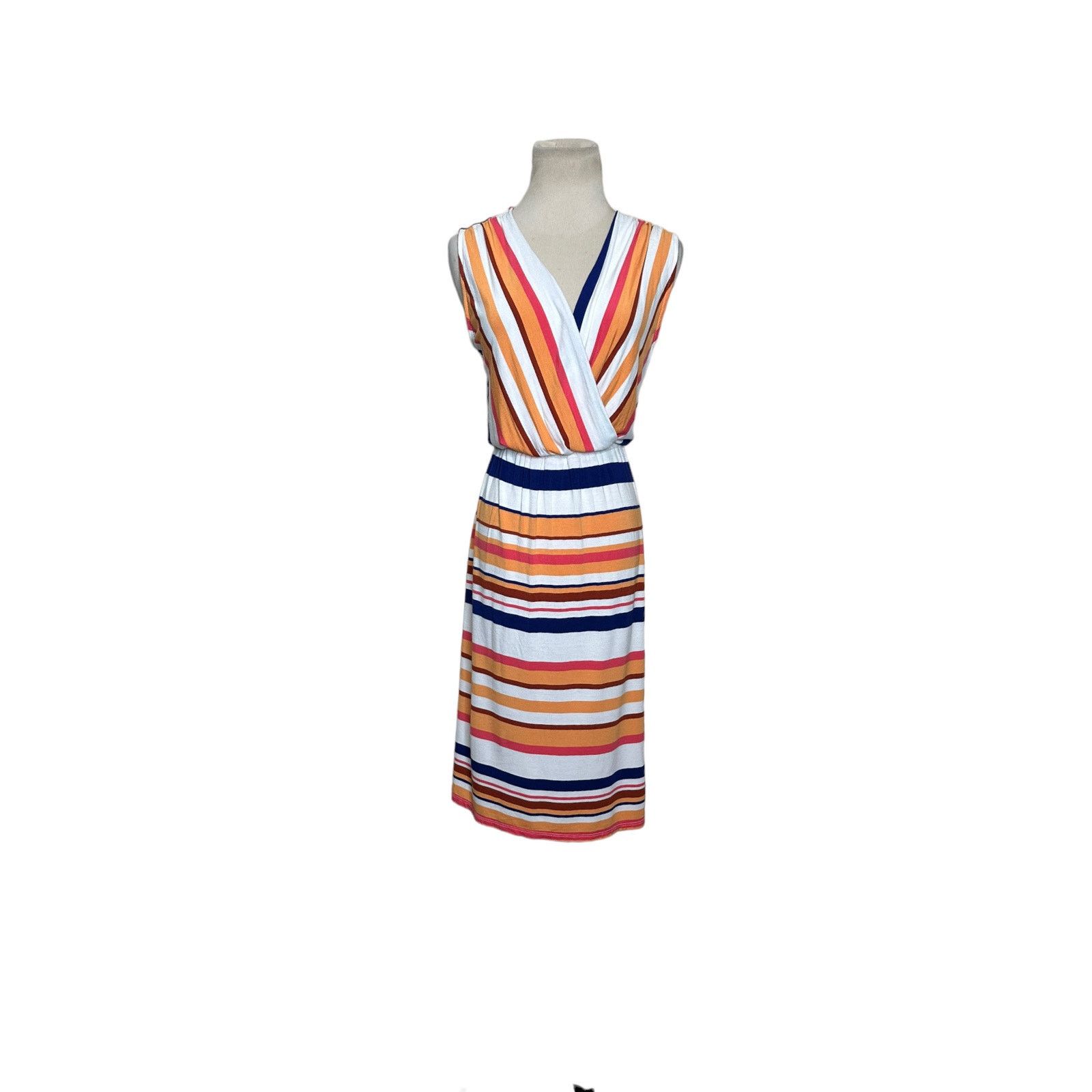 Merona Merona multicolor striped cap sleeves summer dress size M Size M / US 6-8 / IT 42-44 - 8 Thumbnail