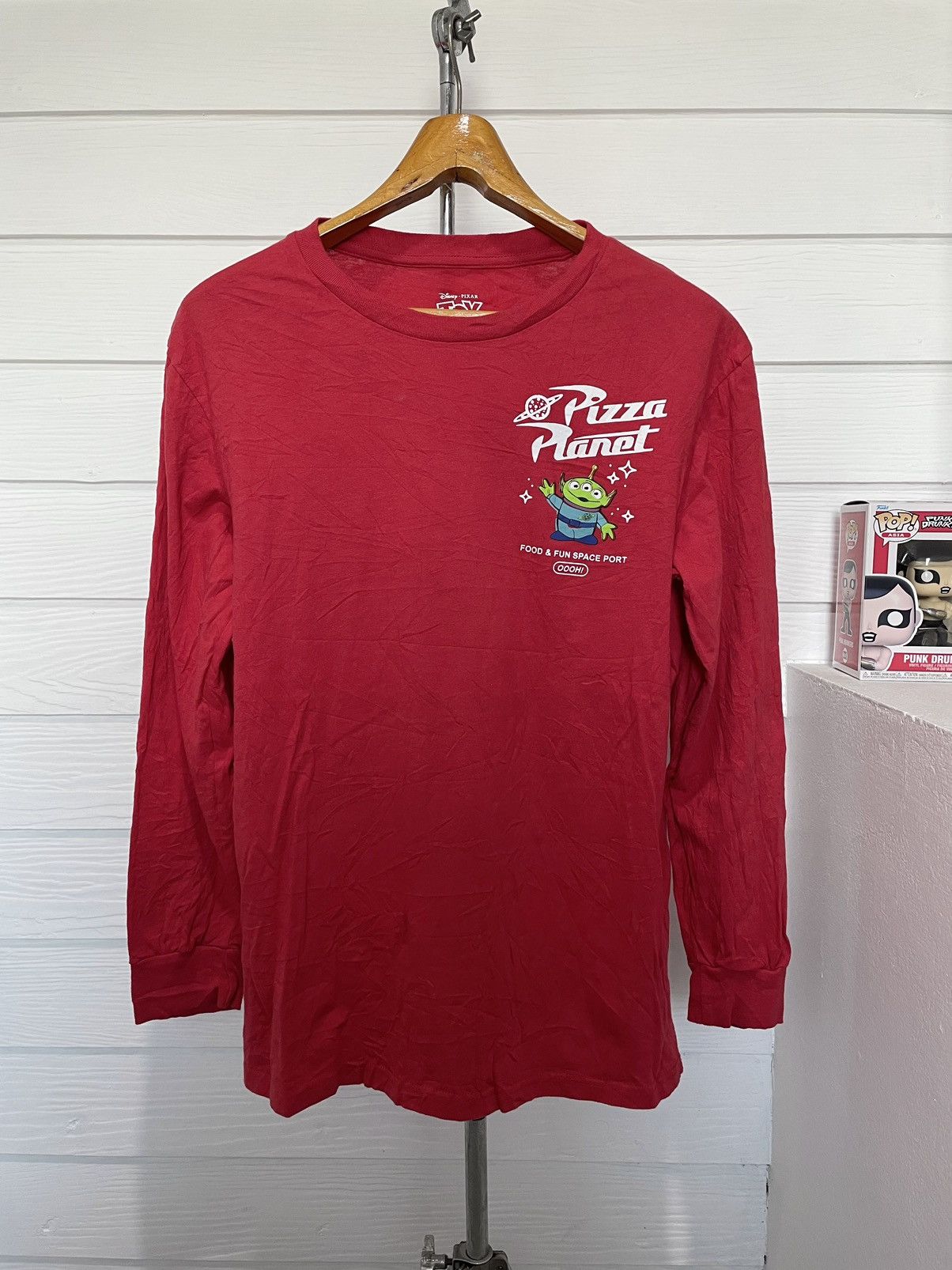 Disney LITTLE GREEN MEN PIZZA PLANET TOY STORY LONG SLEEVE Size US L / EU 52-54 / 3 - 1 Thumbnail