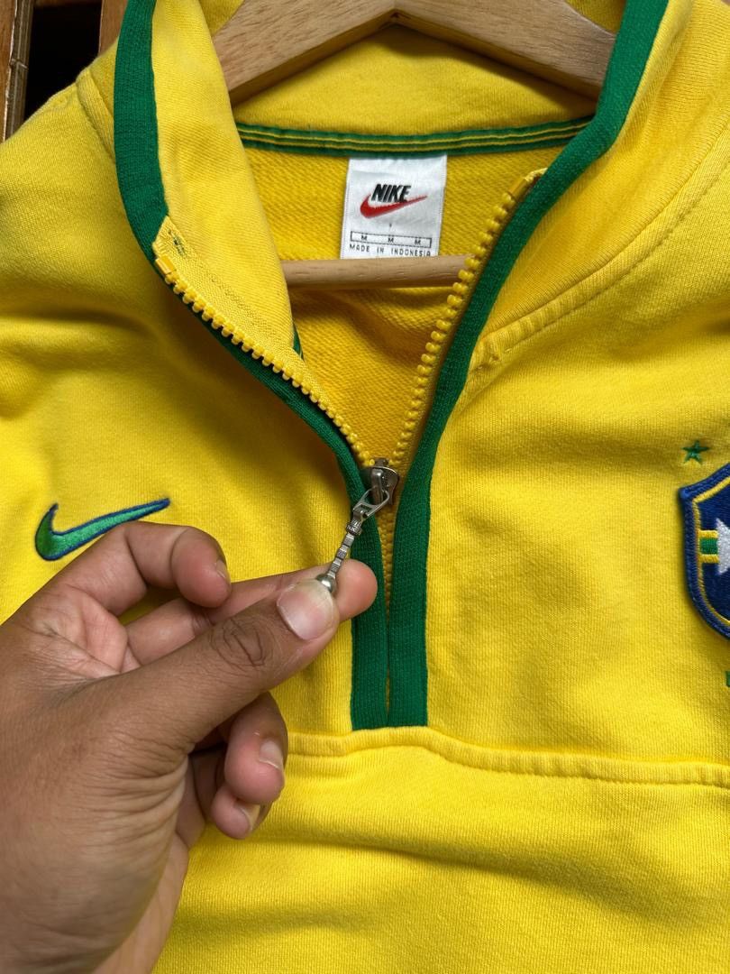 Nike × Vintage VINTAGE NIKE BRAZIL HALFZIPPER Size US M / EU 48-50 / 2 - 5 Thumbnail