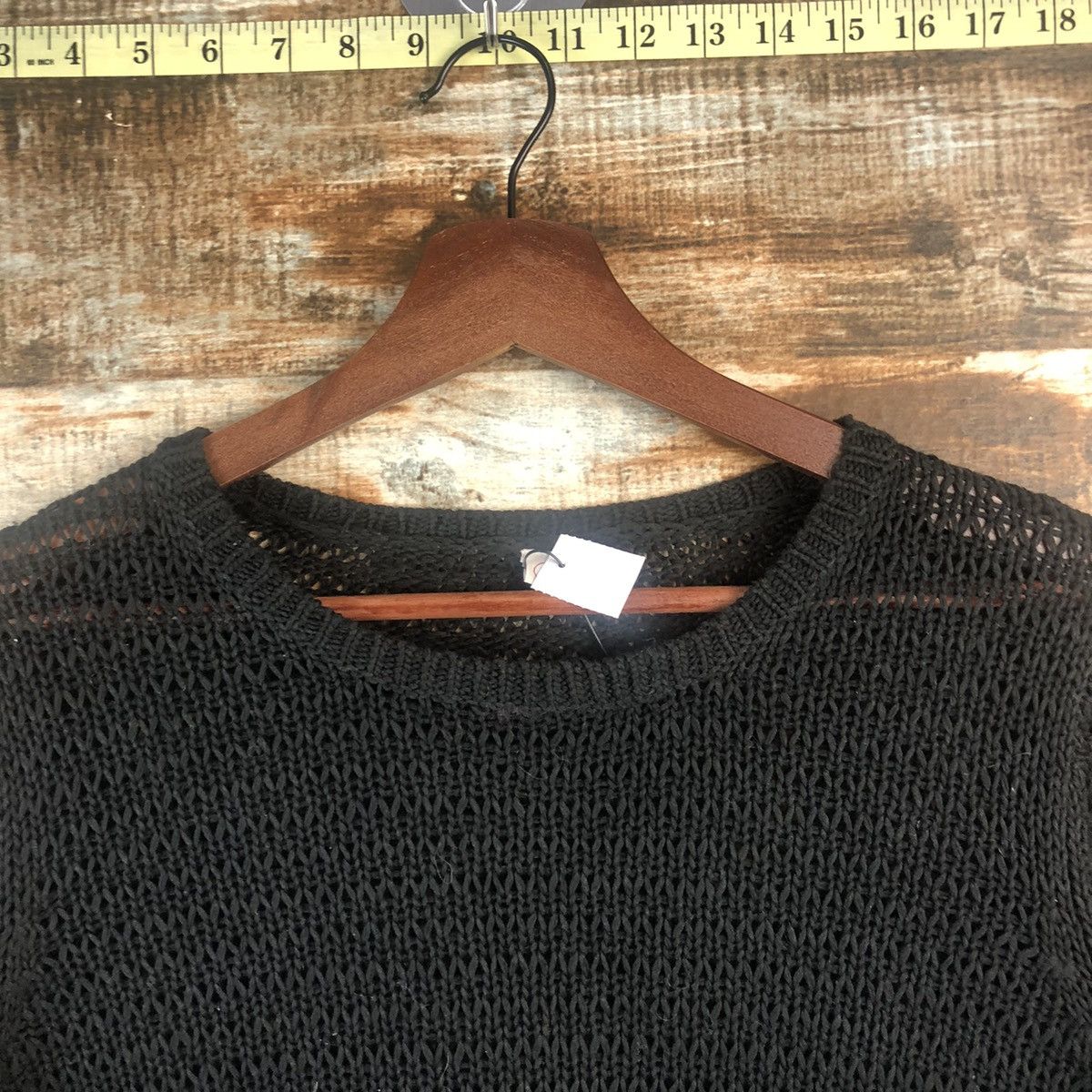Vintage DL Uniqlo crochet Black Knitwear #C547 Size M / US 6-8 / IT 42-44 - 4 Thumbnail