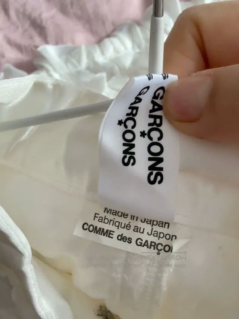 Comme des Garcons Comme des Garcons White Ruffled Jacket Size S / US 4 / IT 40 - 3 Thumbnail
