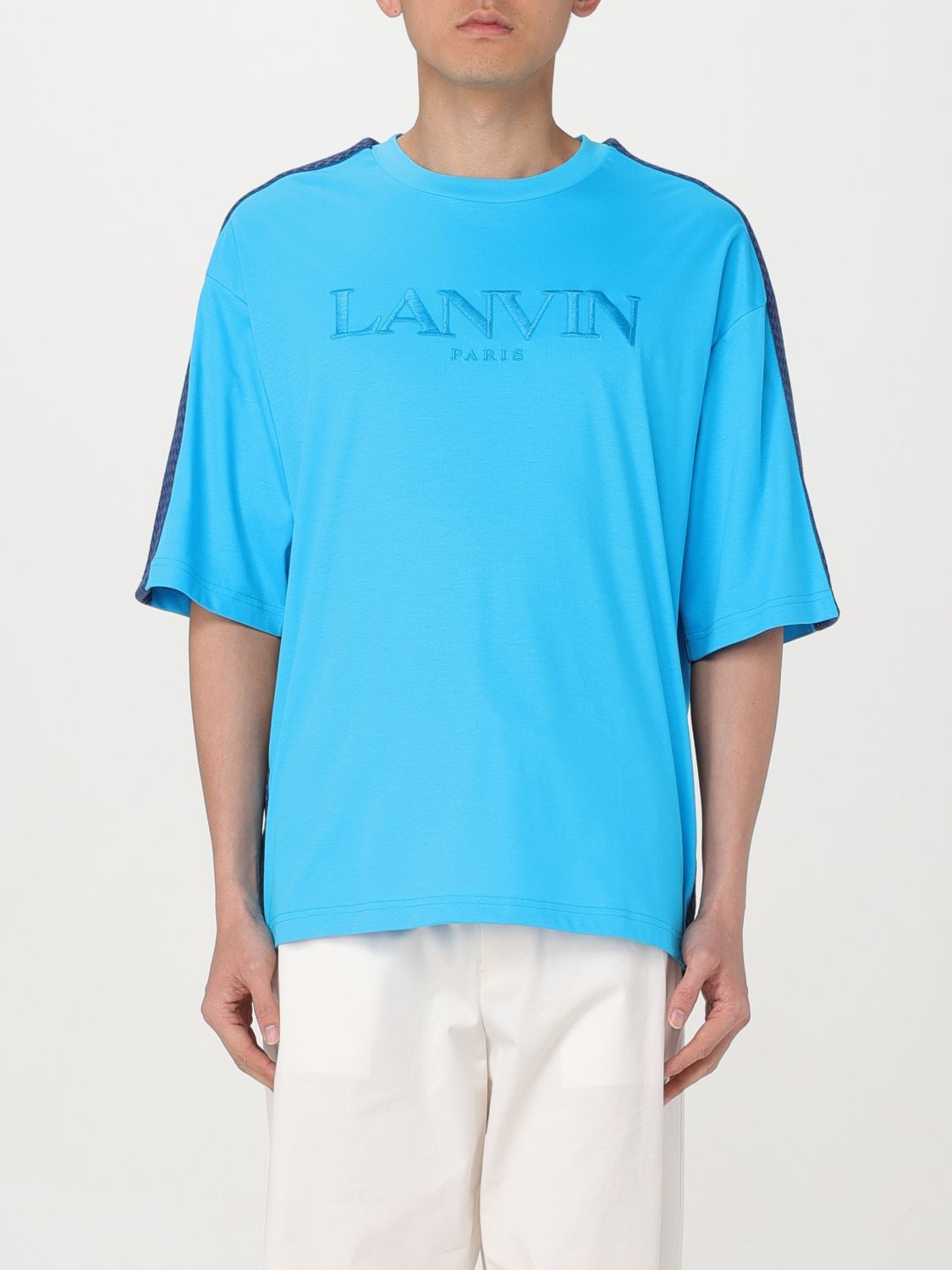 image of Lanvin T-Shirt Men Turquoise (Size Medium)