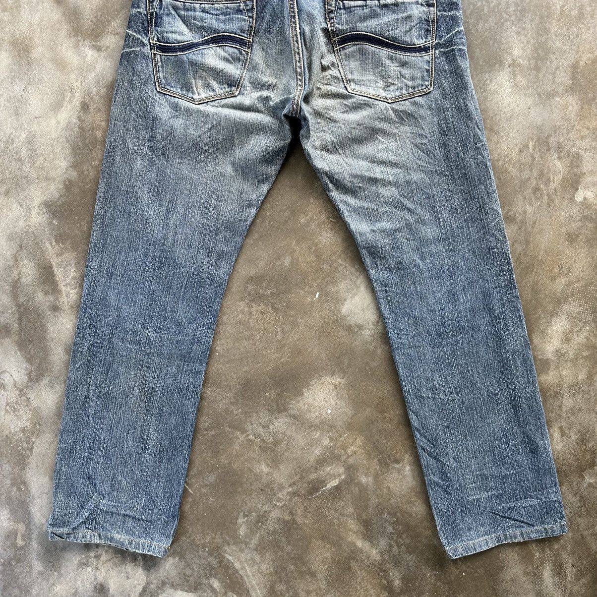 Japanese Brand 🔥W34x28 Vintage Lee Faded Denim Jean Pant Size US 34 / EU 50 - 12 Thumbnail