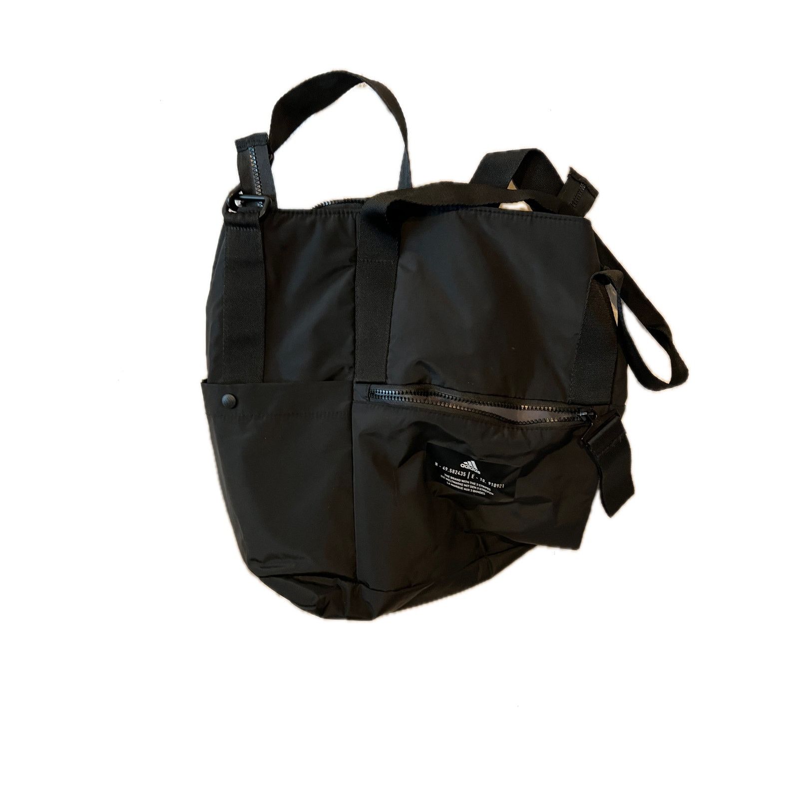 Adidas Softshell Sling Tote Bag 12X10X4 in Black, Men's