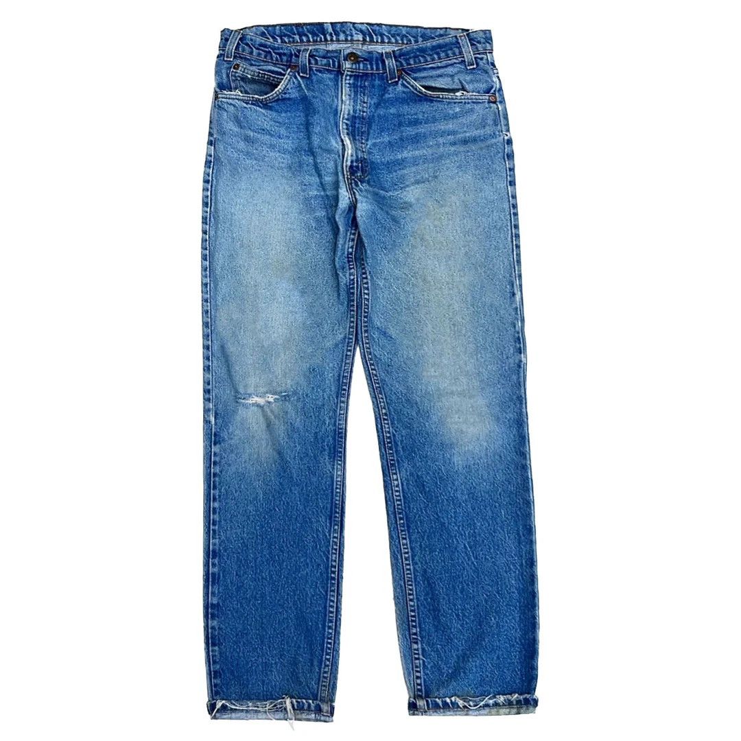 Levi's × Vintage Levi’s 505 1970 70s Vintage W33 L29 USA Made Denim Jeans Size US 33 - 2 Thumbnail