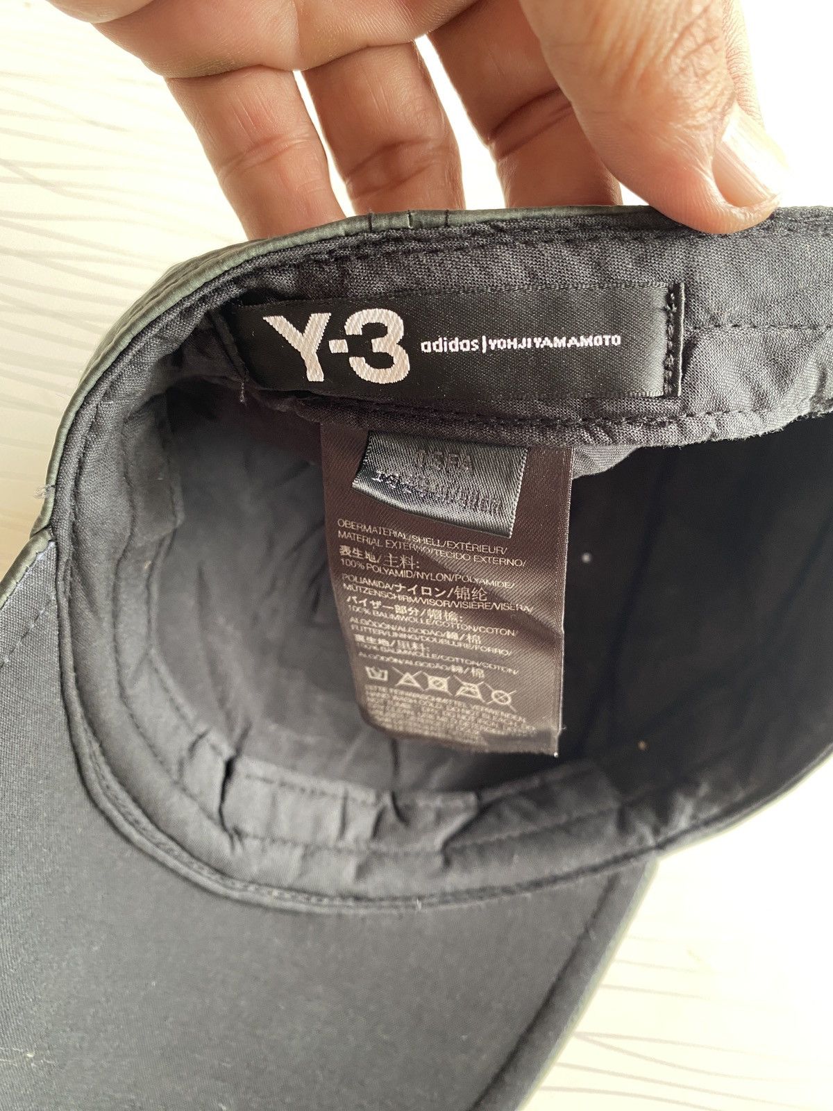 Yohji Yamamoto Adidas Y3 Yohji Yamamoto Cap Hat Size ONE SIZE - 7 Thumbnail