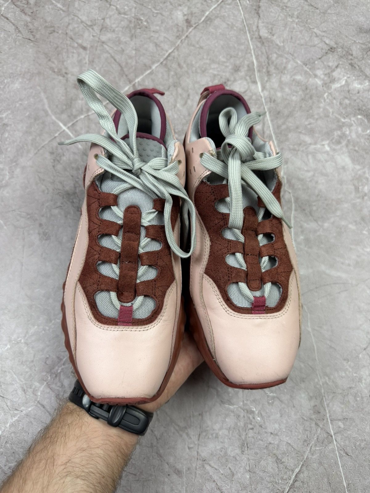 Acne Studios Acne Pink Manhattan Sneakers Size US 9 / IT 39 - 25 Thumbnail