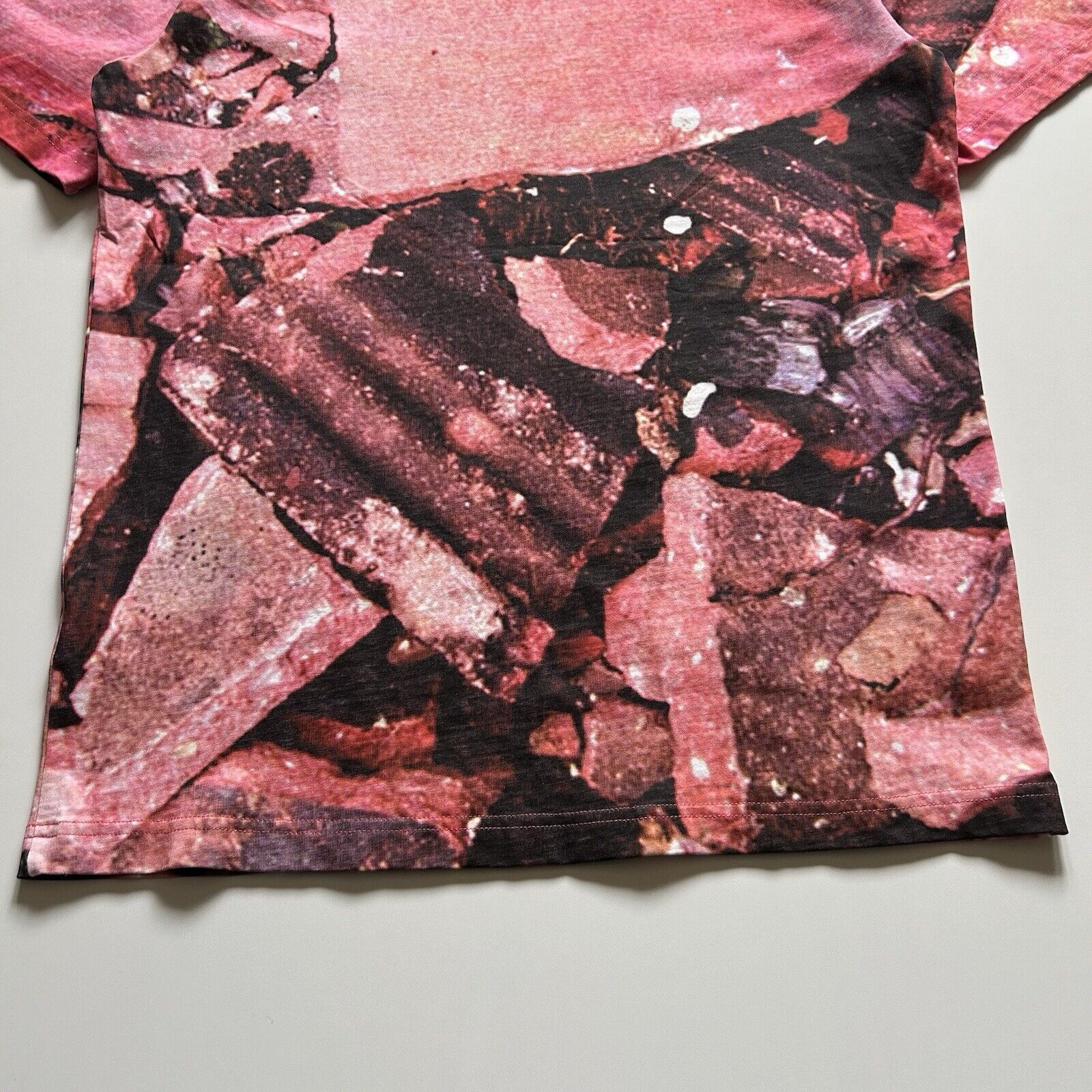 Hood By Air × Vintage × Virgil Abloh VTG Hood By Air HBA All Over Print Art Graphic T Shirt Large Size US L / EU 52-54 / 3 - 10 Thumbnail