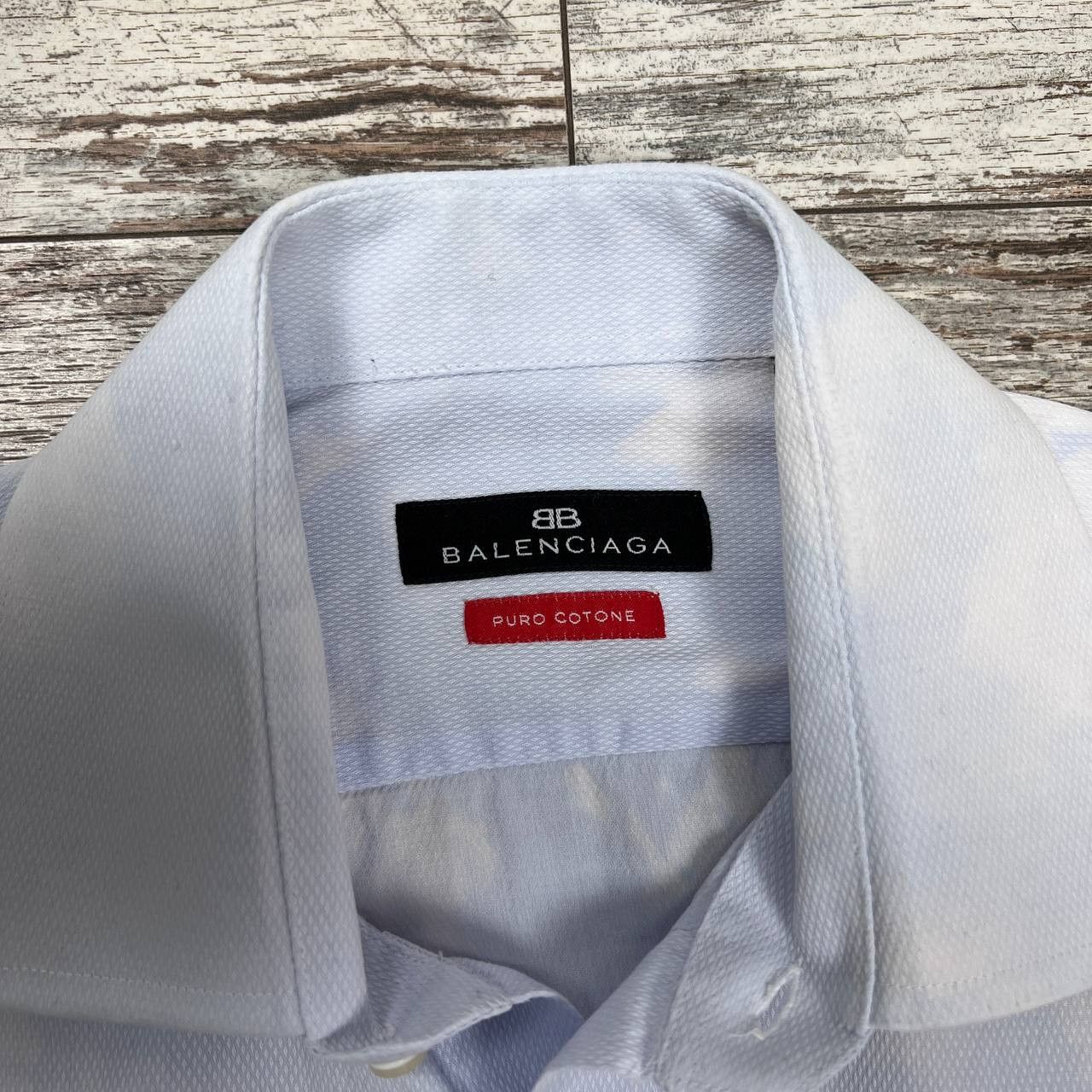 Balenciaga Balenciaga Shirt Custom Size 15/39 Size US XXS / EU 40 - 9 Thumbnail
