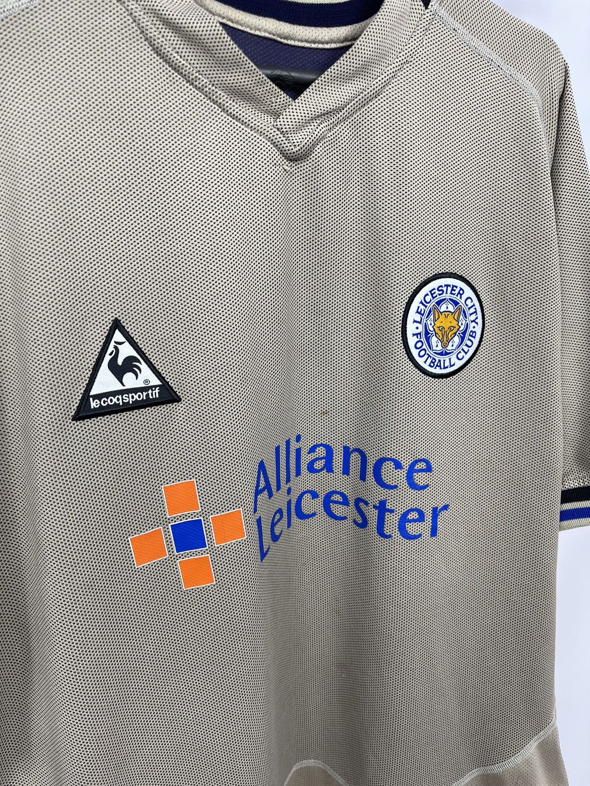 Le Coq Sportif Leicester City Away 2004 Soccer Le Coq Sportif Sz XL Size US XL / EU 56 / 4 - 3 Thumbnail