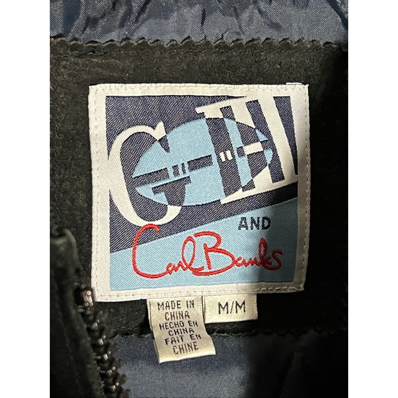 NFL Vintage NFL Carl Banks G-III Tennessee Titans Suede Leather Size US M / EU 48-50 / 2 - 4 Thumbnail