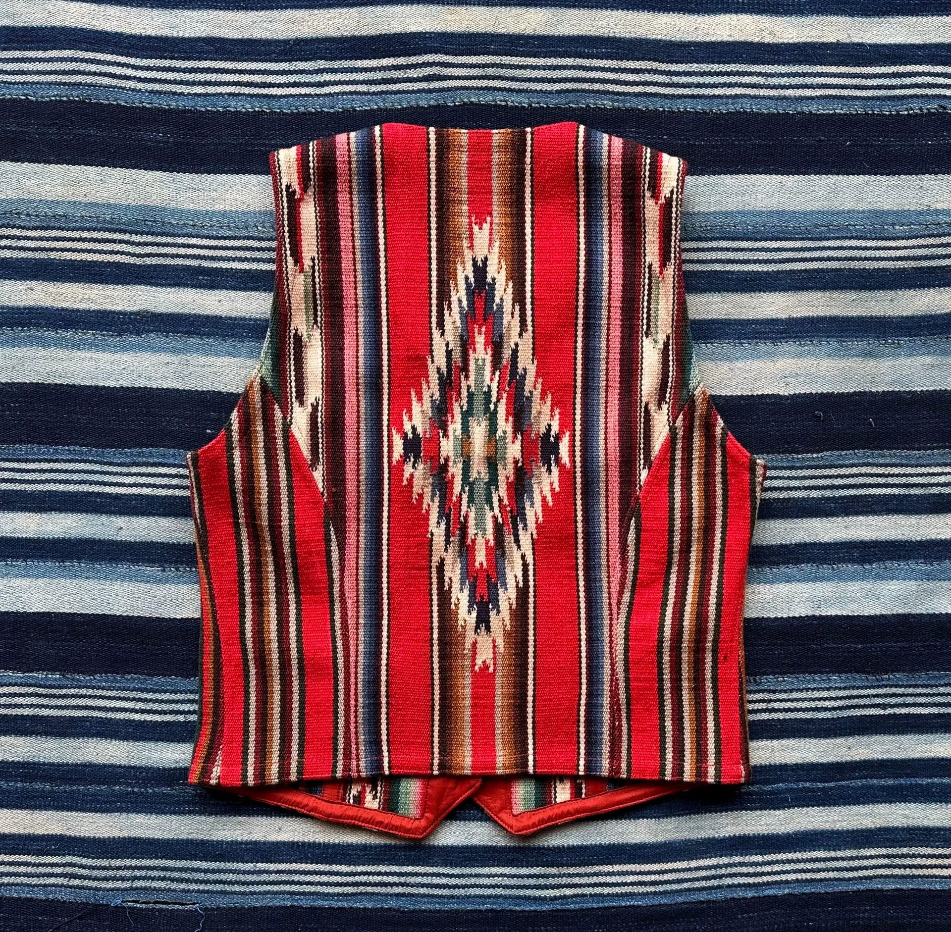 RRL Ralph Lauren RRL Women's Navajo American Vintage Wool Knit Vest Size XS / US 0-2 / IT 36-38 - 2 Thumbnail