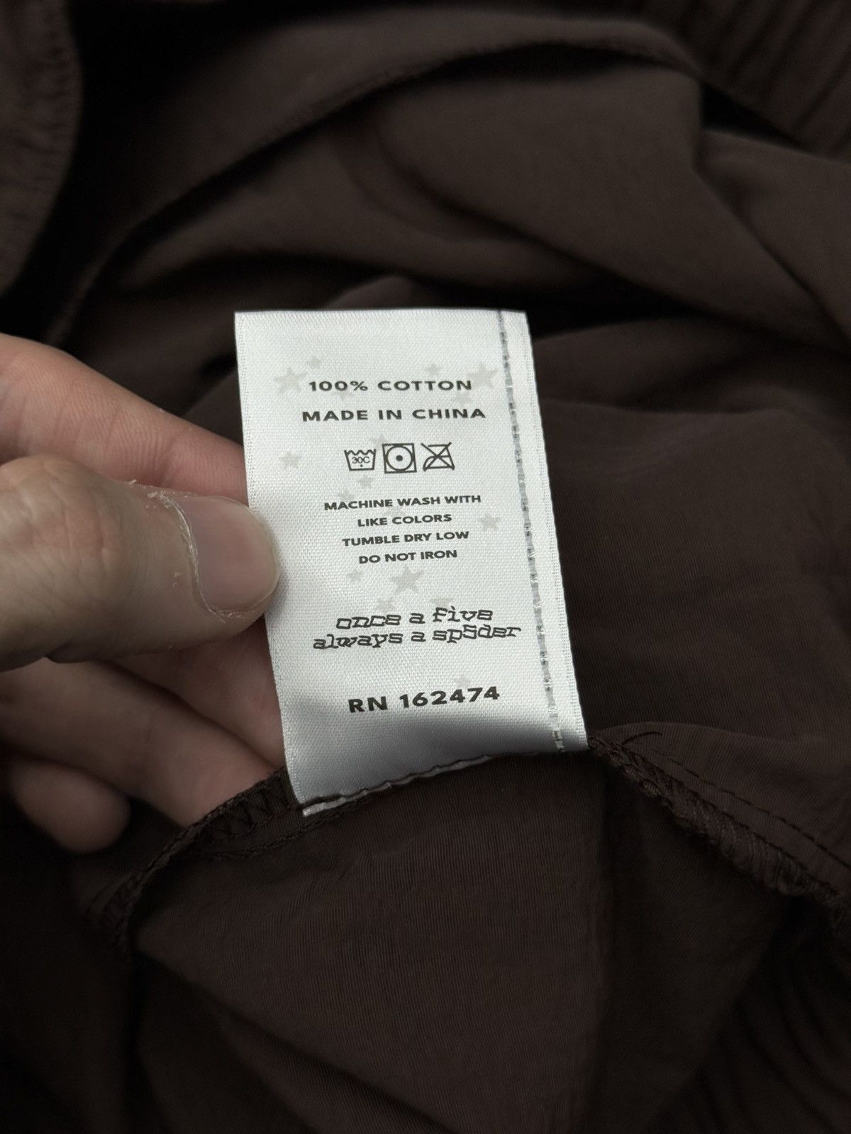 Sp5der Sp5der Double Layer WEB Shorts Size Large (NEW) Brown Size US 33 - 9 Thumbnail