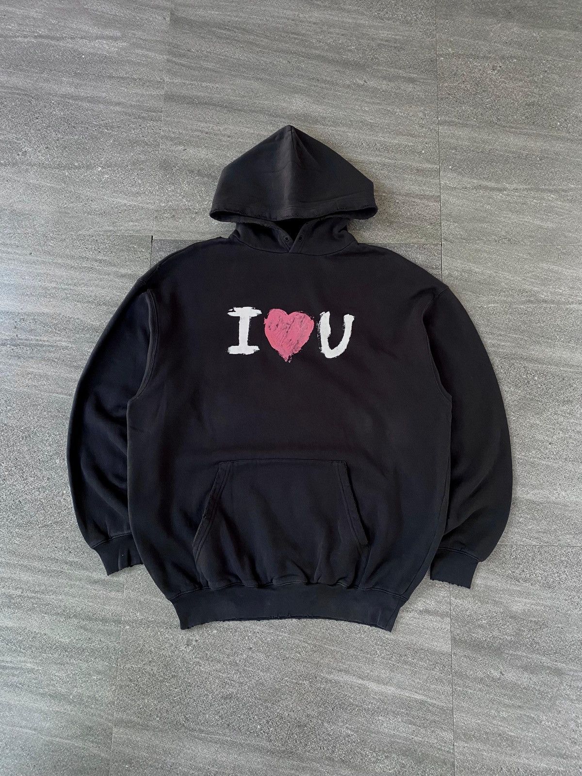 Balenciaga Balenciaga I Love Cats Hoodie | Grailed