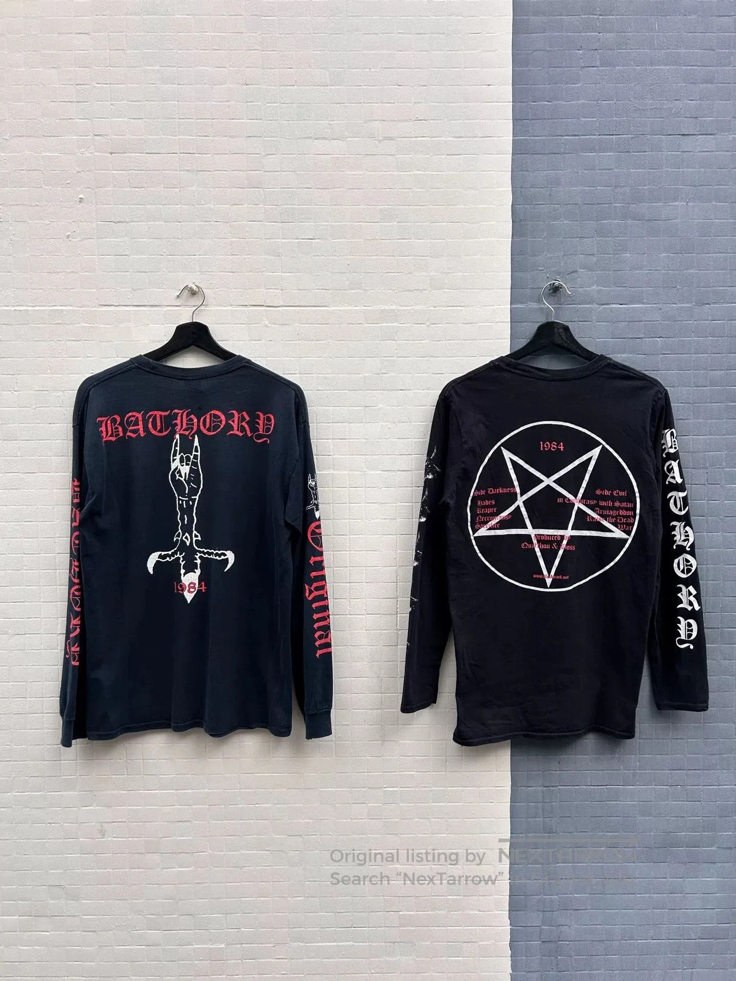 Vintage Vintage Bathory Goat Head Long Sleeve Tee. Size US M / EU 48-50 / 2 - 2 Thumbnail