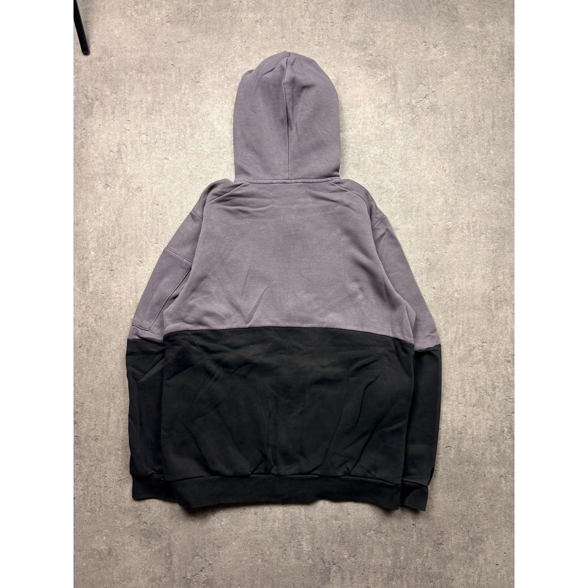 Adidas Adidas Essential Color-Block Full-Zip Hoodie - Charcoal & Bl Size US M / EU 48-50 / 2 - 7 Thumbnail