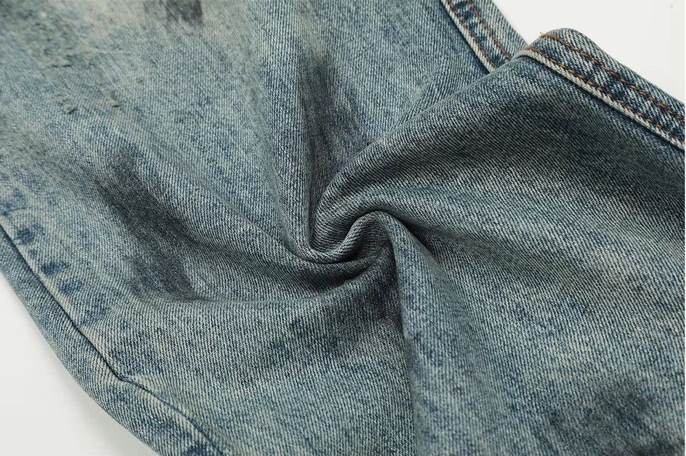 Designer × Vintage Streetwear Custom Baggy Straight Washed Y2k Retro Jeans Size US 32 / EU 48 - 6 Thumbnail
