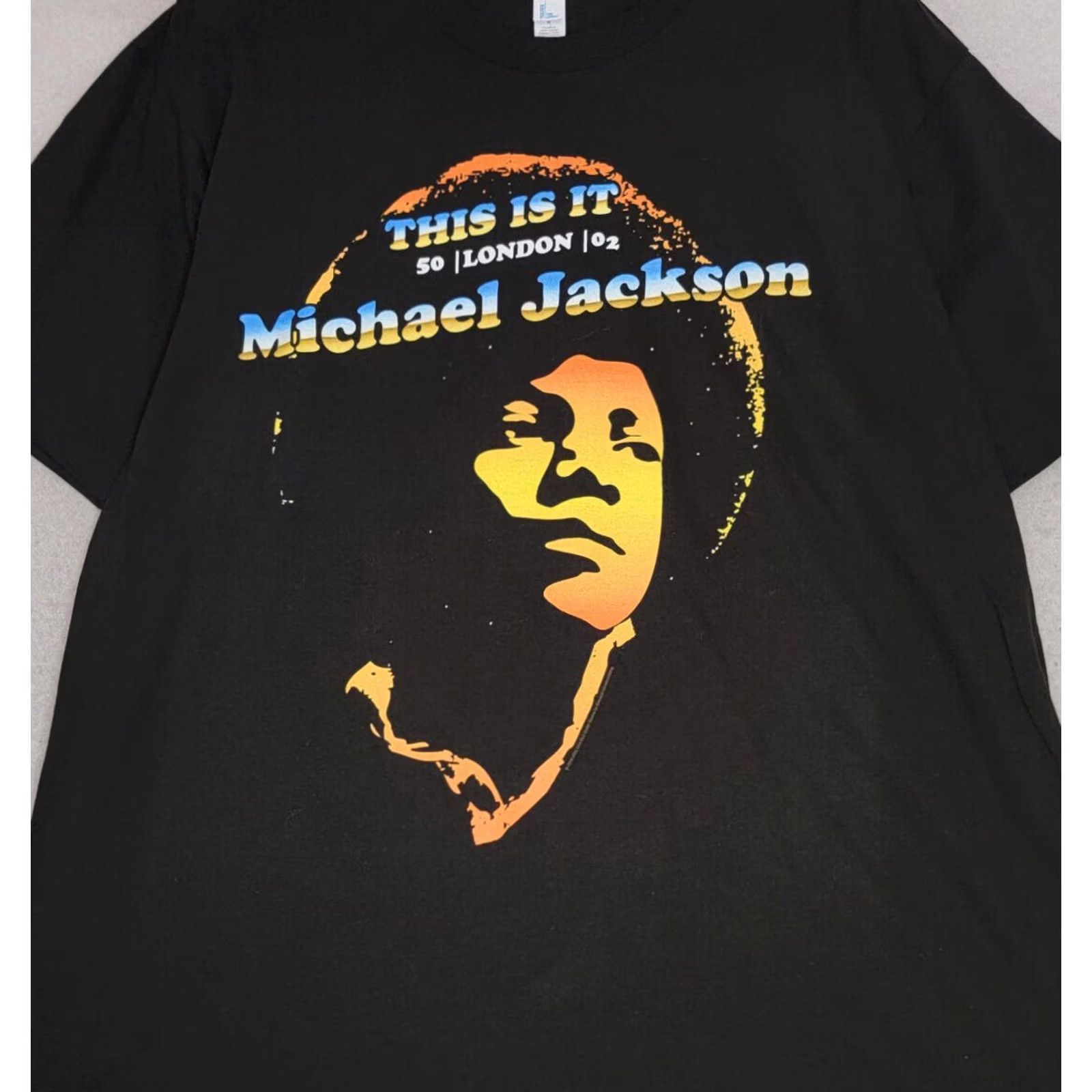 Vintage Michael Jackson T-Shirt 1XL Black This Is It 50 London Nwot 02 Mens, Men's — image 5 of 6