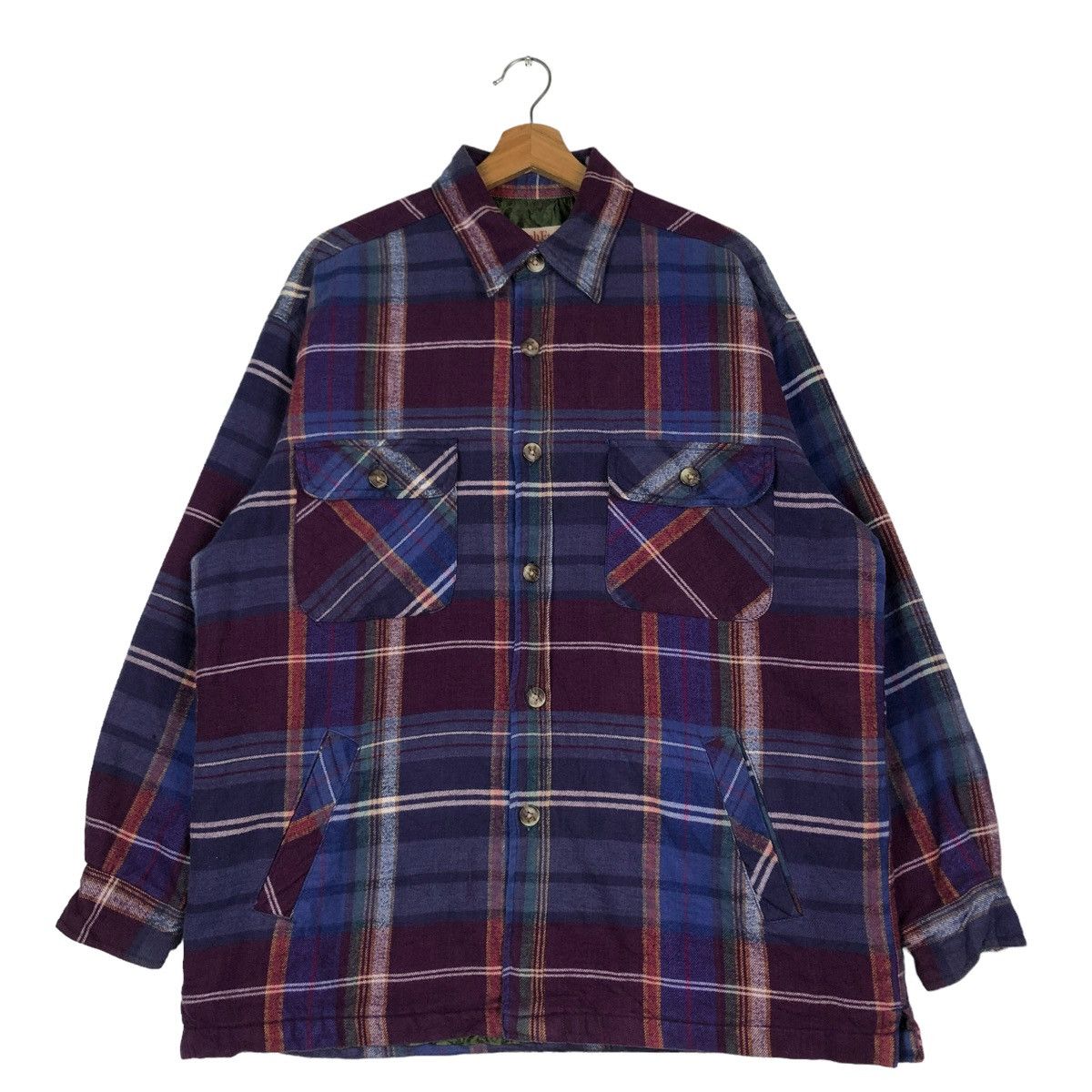 Japanese Brand 🔥VINTAGE CHORE JACKET RALPH ETON TARTAN DESIGN Size US L / EU 52-54 / 3 - 1 Thumbnail