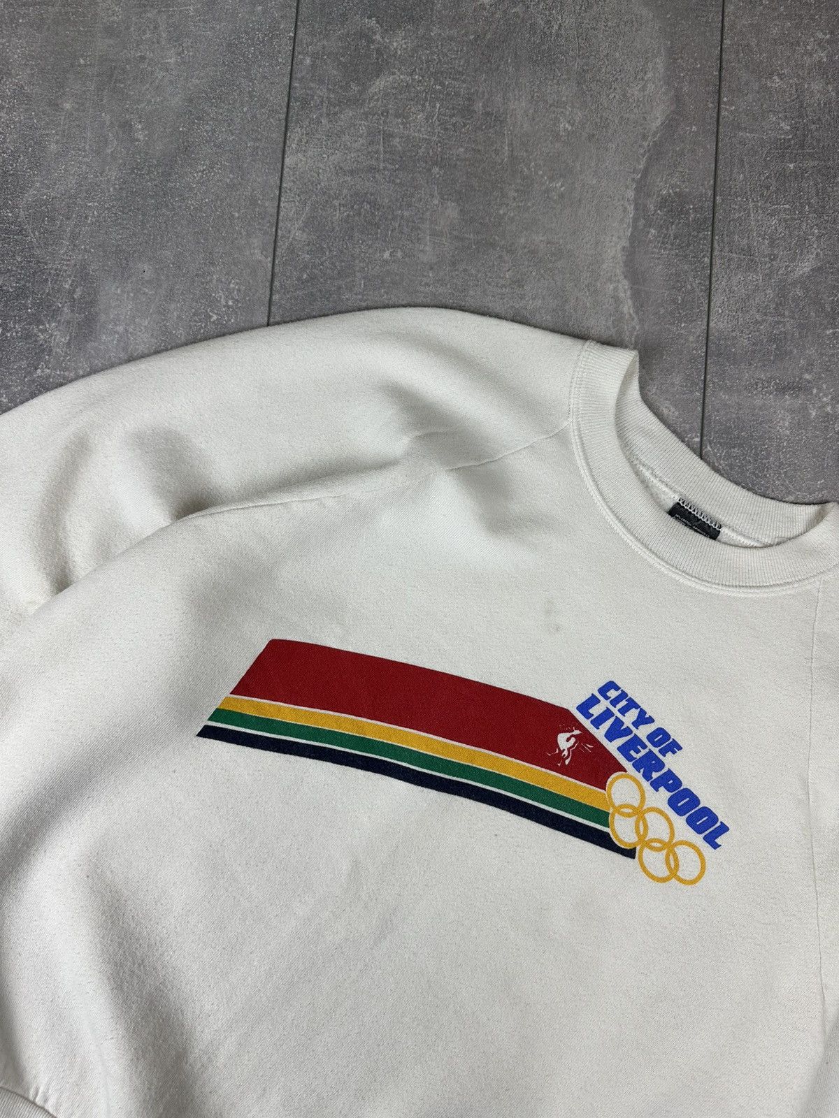 Other City Of Liverpool Olympic Game Retro 90S Sweatshirt Size US L / EU 52-54 / 3 - 3 Thumbnail