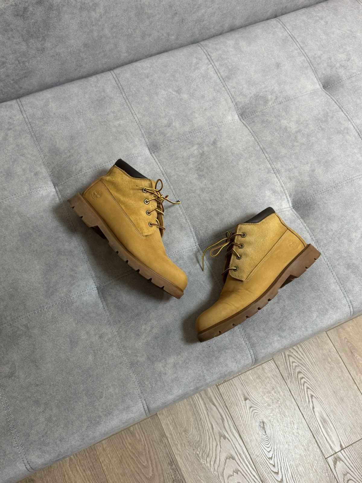 Timberland × Vintage Timberland ankle boots shoes suede leather 10 10.5 44.5 size Size US 10.5 / EU 43-44 - 2 Thumbnail