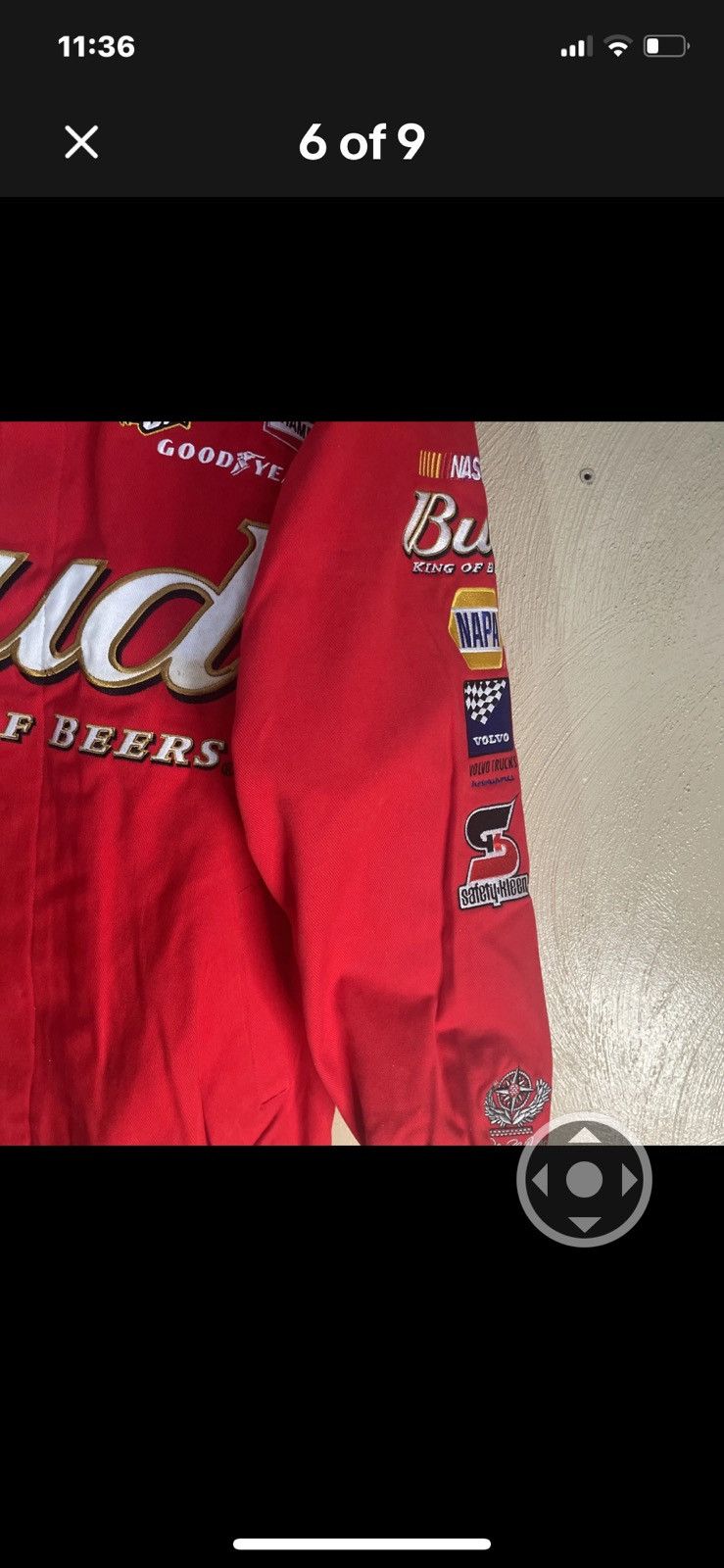 Chase Authentics VTG NASCAR Chase Authentics Dale Jr Bud Jacket XL NWT Size US XL / EU 56 / 4 - 5 Thumbnail