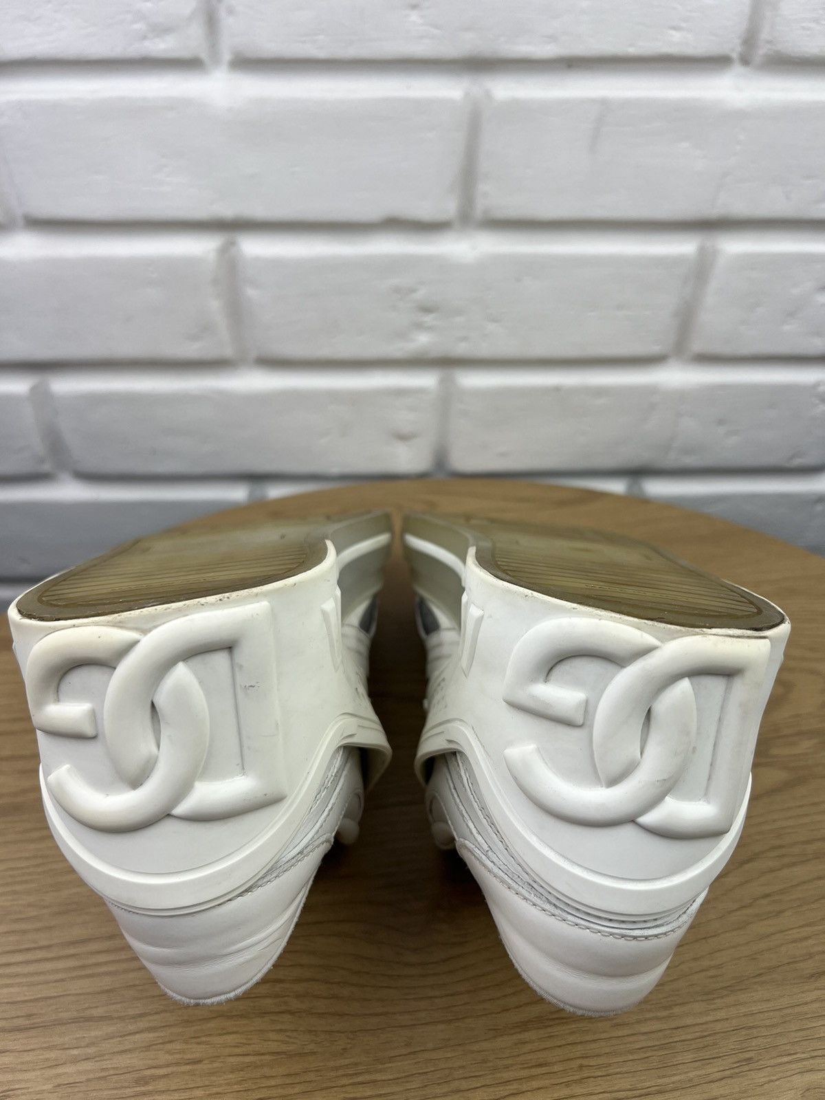 Dolce & Gabbana DOLCE&GABBANA Sneakers Leather Shoes Custom 2.Zero DG Logo Size US 8.5 / EU 41-42 - 16 Thumbnail