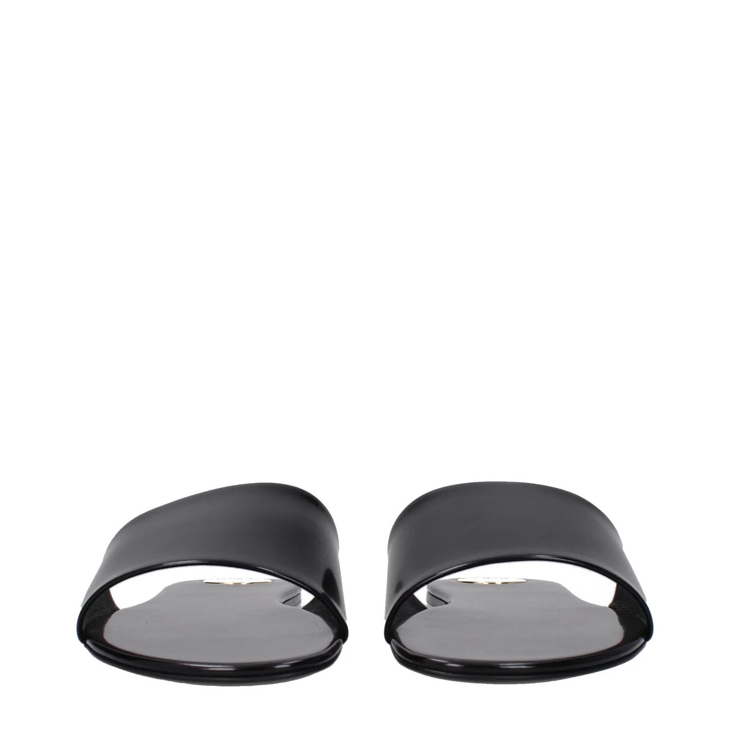 Saint Laurent Paris ob1o1e1124 Leather Slippers in Black Size US 8 / IT 38 - 3 Thumbnail