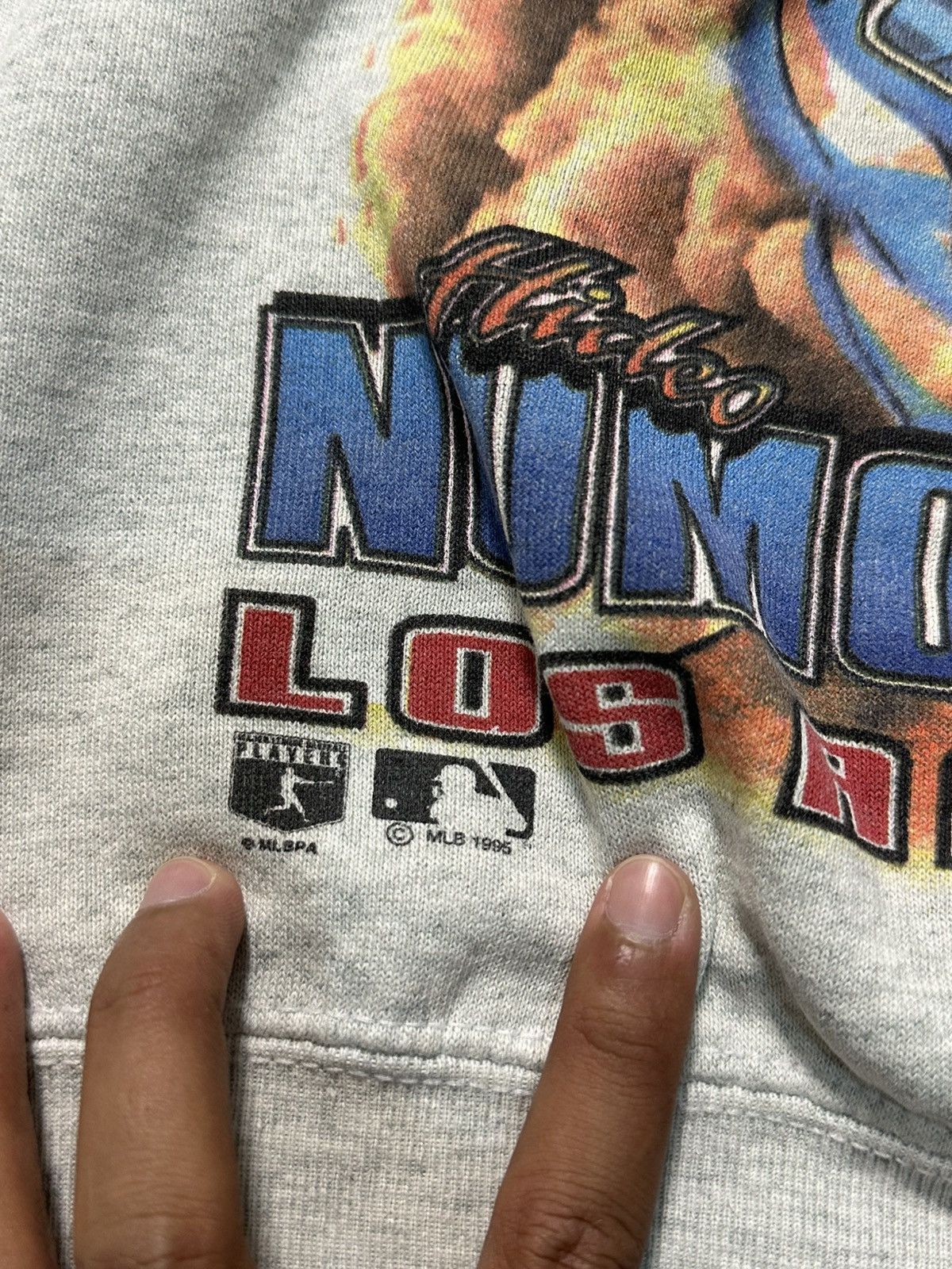 Salem Sportswear Vintage MLB 90s LA Dodgers Hideo Nomo Sweatshirt Size US M / EU 48-50 / 2 - 5 Thumbnail