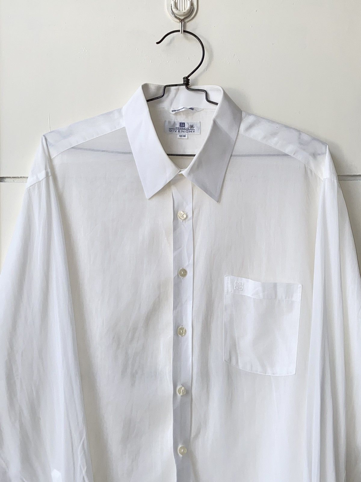 Givenchy GIVENCHY White Shirt Size US L / EU 52-54 / 3 - 13 Thumbnail