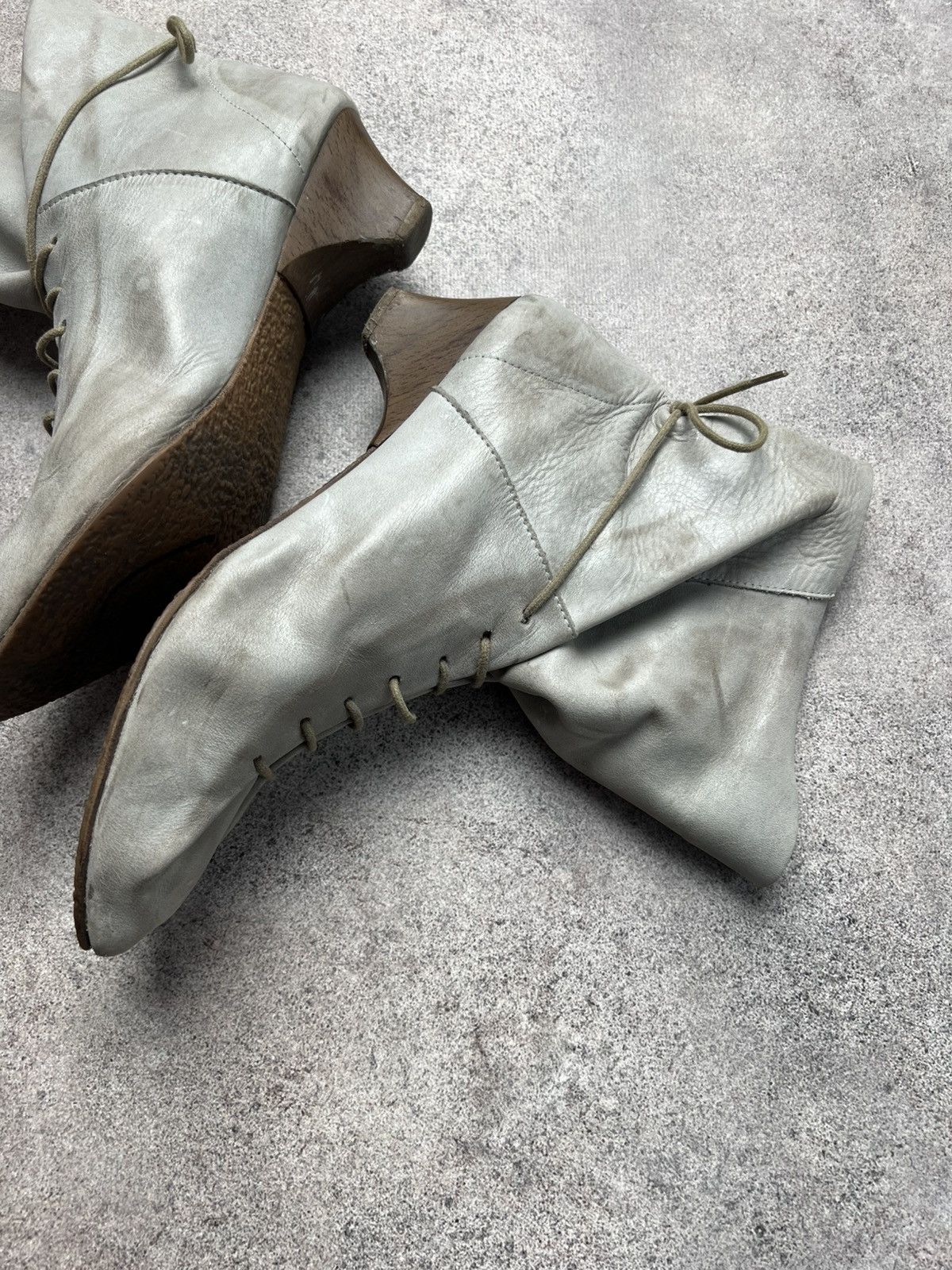 Vintage Vintage genuine leather faded heels shoes Size US 8 / EU 41 - 8 Thumbnail