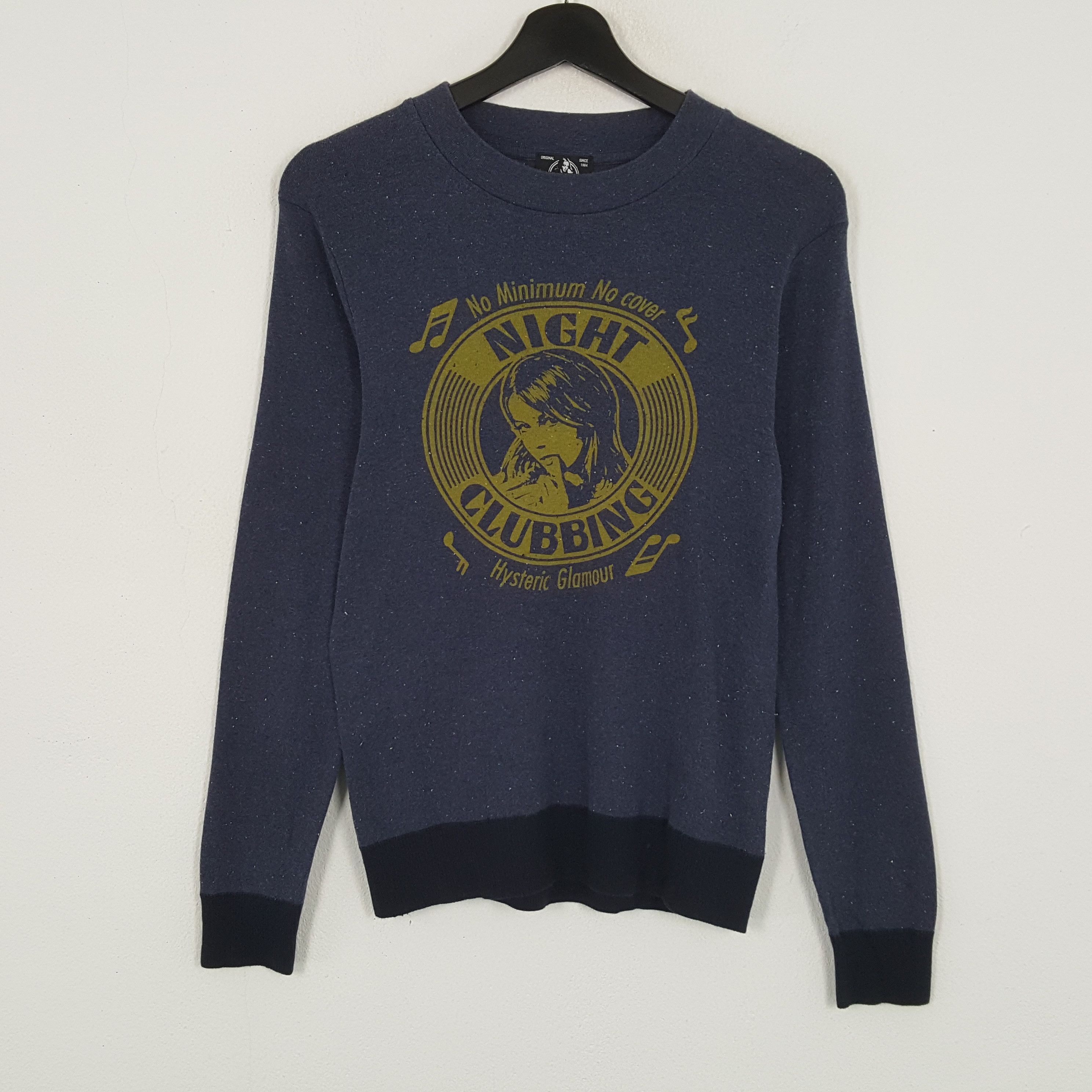 Hysteric Glamour HYSTERIC GLAMOUR Japanese Brand Streetwear Sweatshirt Size US XS / EU 42 / 0 - 1 Thumbnail