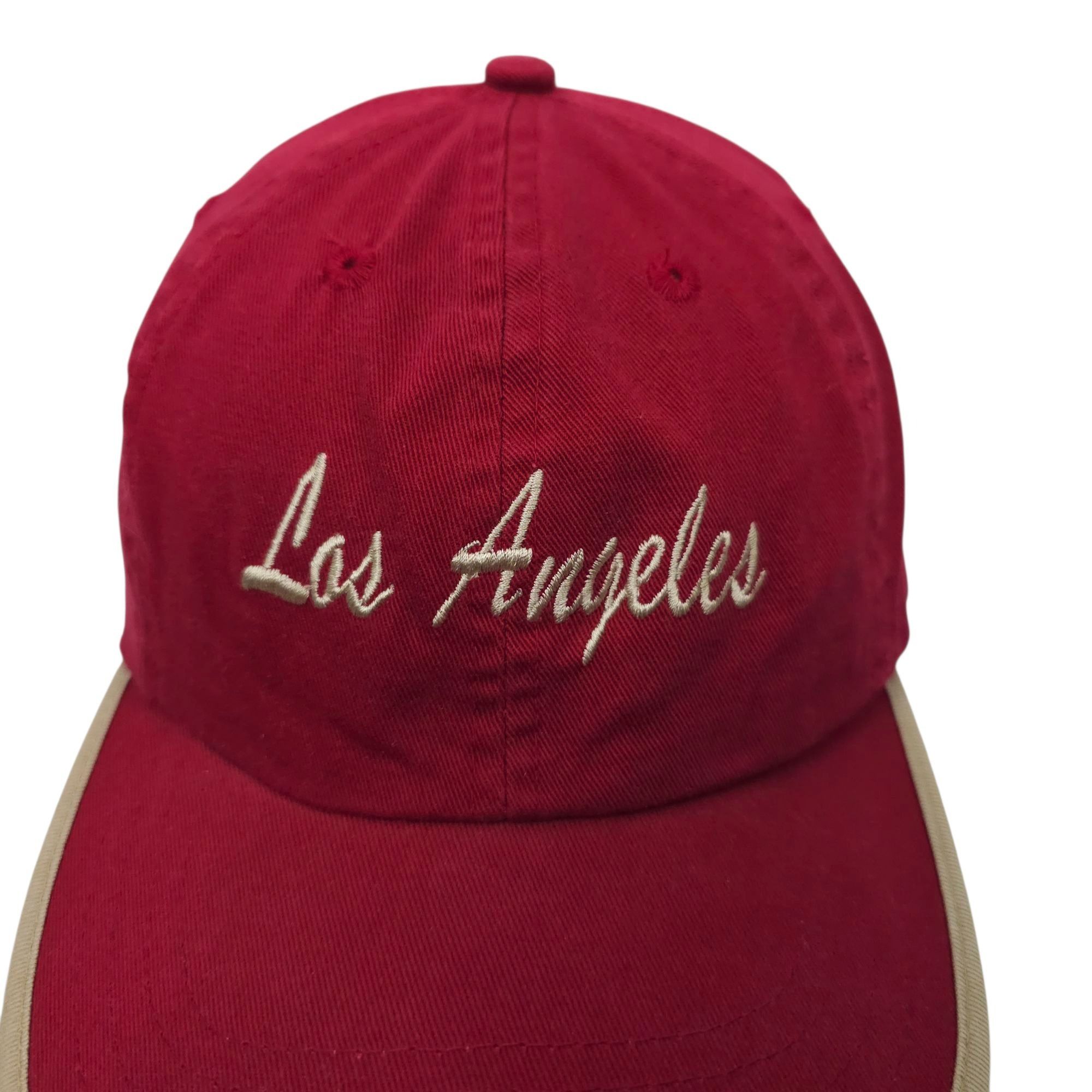Other Los Angeles Embroidered Script Adjustable Tuck Strap Cap Tru Size ONE SIZE - 7 Thumbnail
